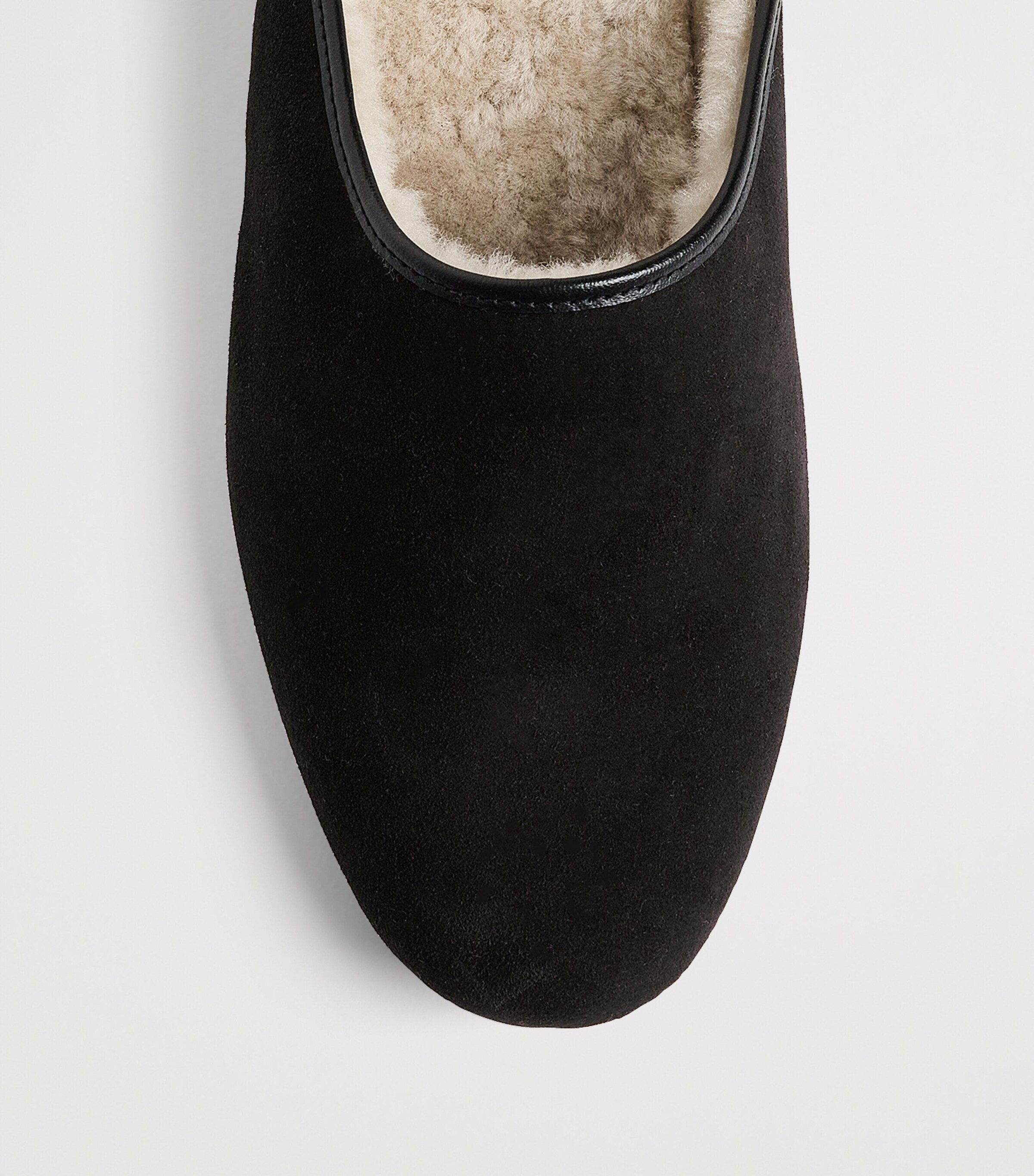 Derek Rose Suede Douglas Slippers Black Image 11