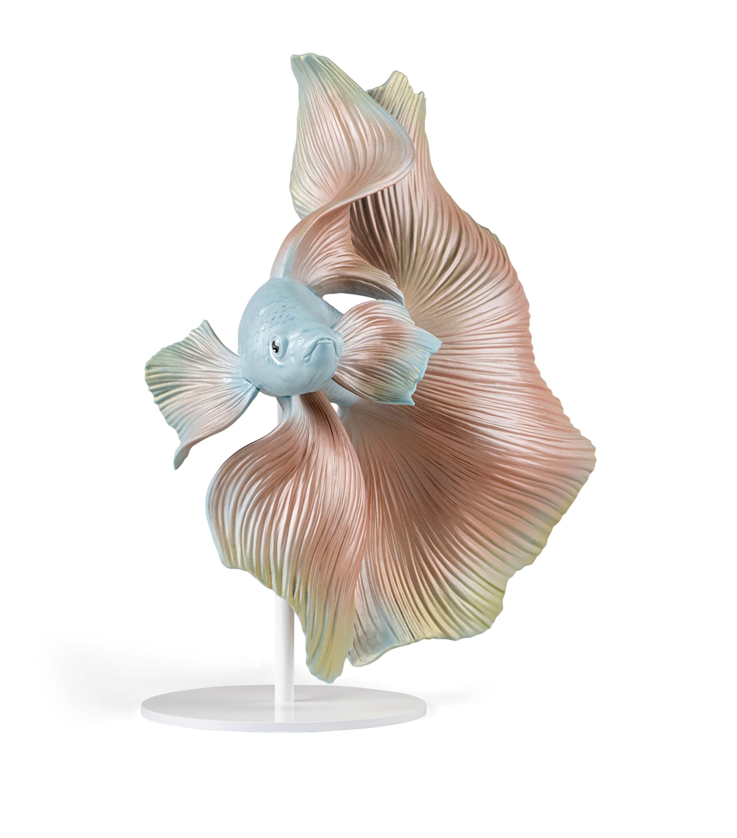 Porcelain Betta Fish Right Ornament NO COLOUR Image 4