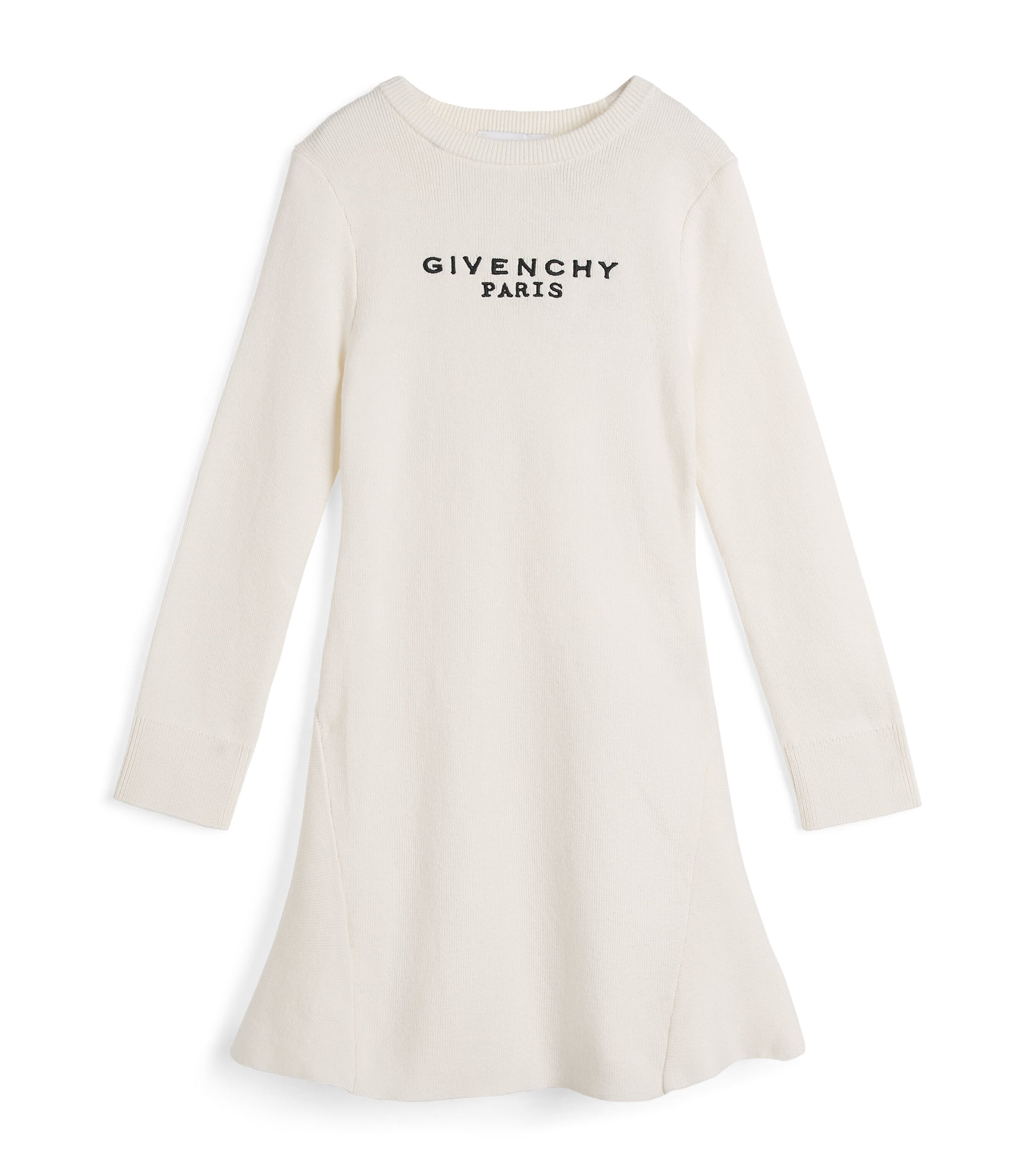 Givenchy Kids Cotton-Cashmere Logo Knitted Dress (4-12+ Years) Image 1