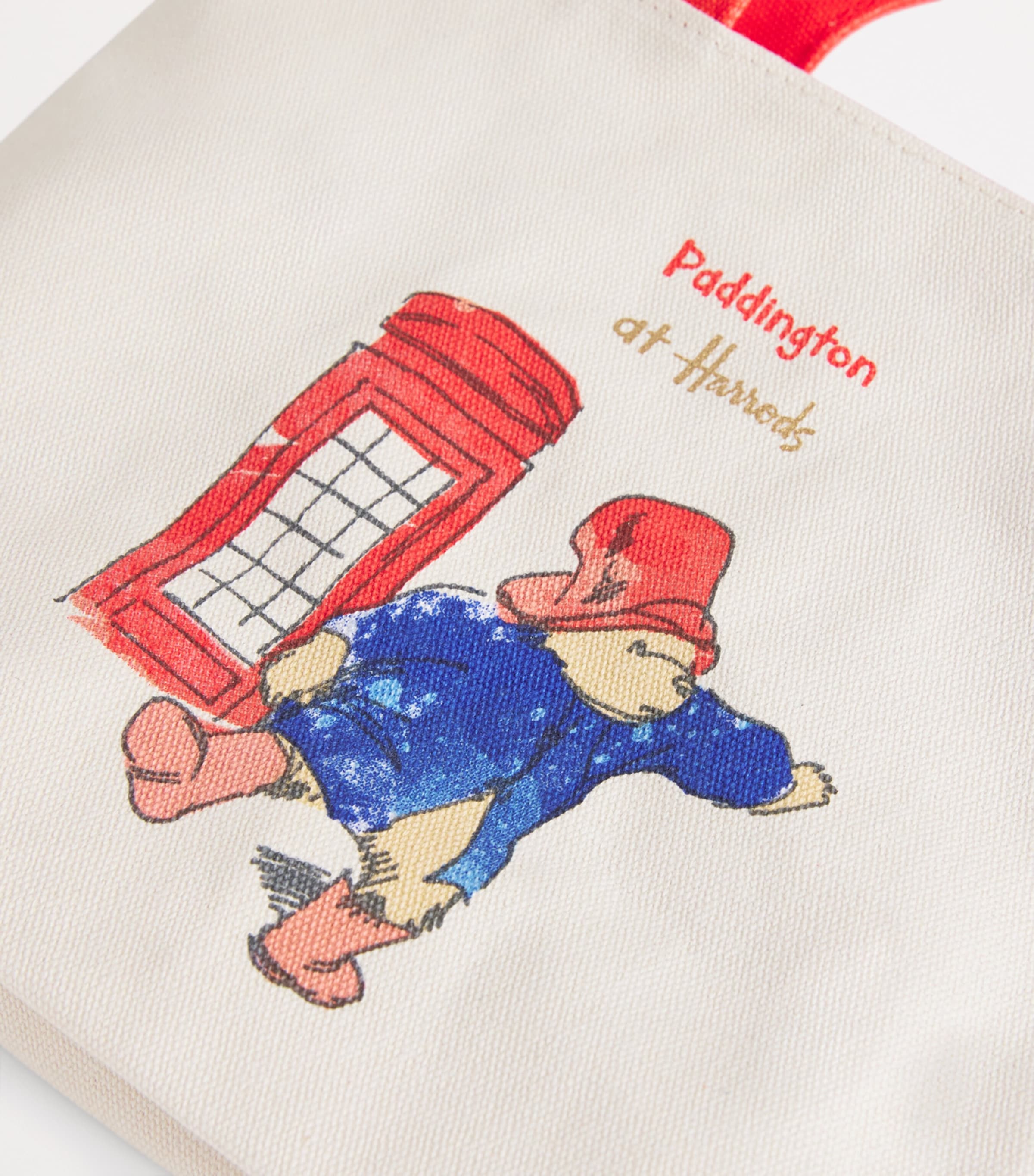 Harrods Mini Paddington Tote Bag Blue Image 4