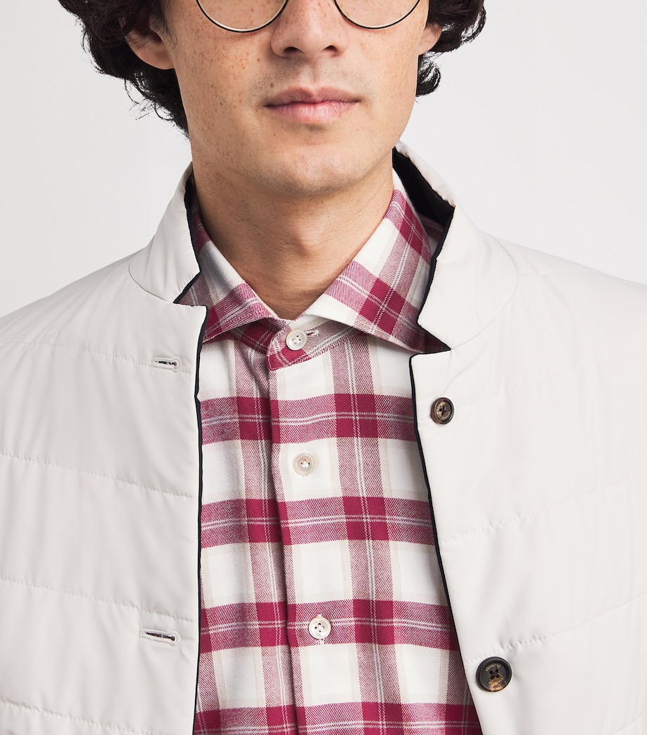 Cotton-Blend Check Shirt LAMPONE Image 6