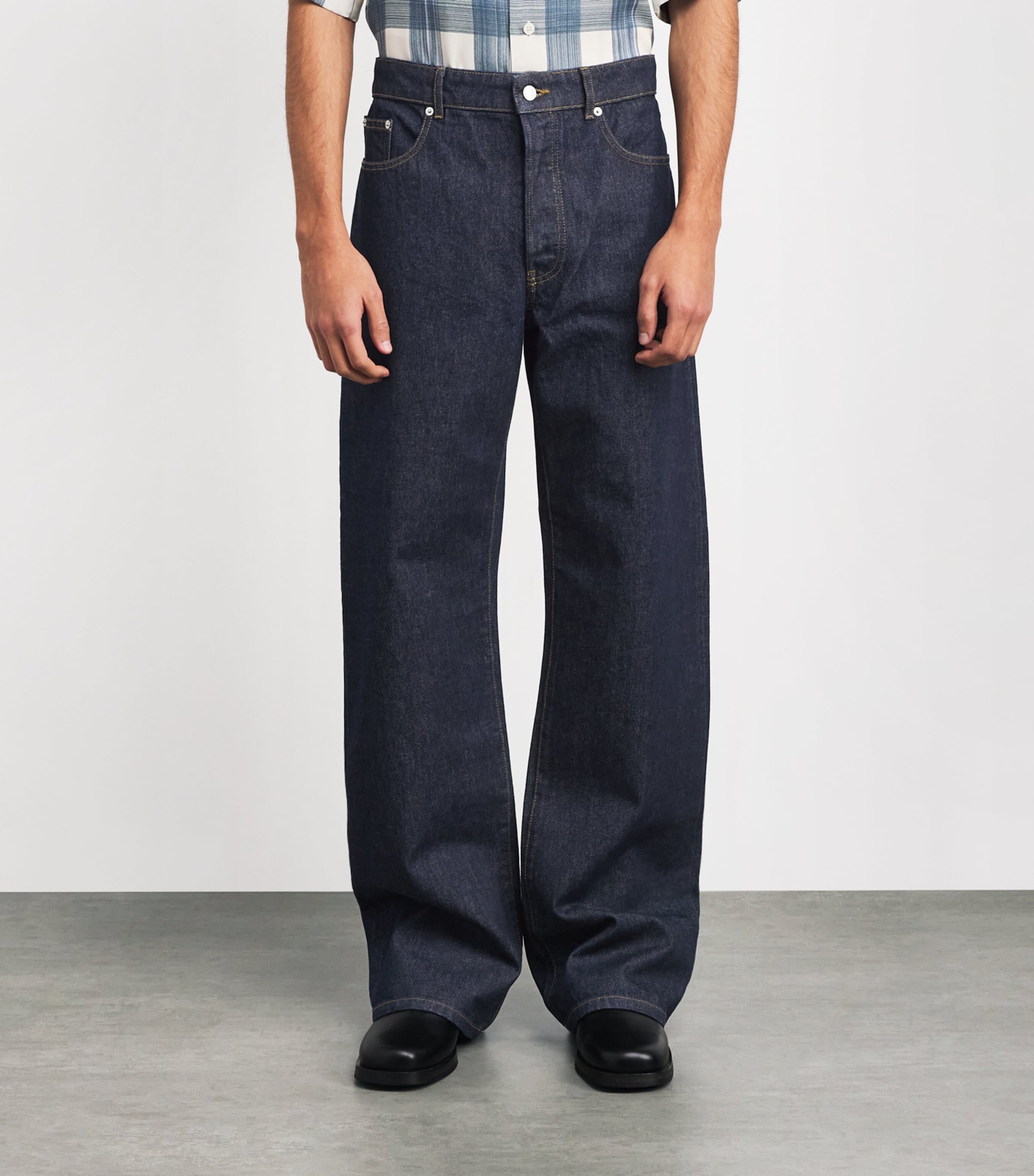 Heavyweight Wide-Leg Jeans 514 LIGHT BLUE Image 3