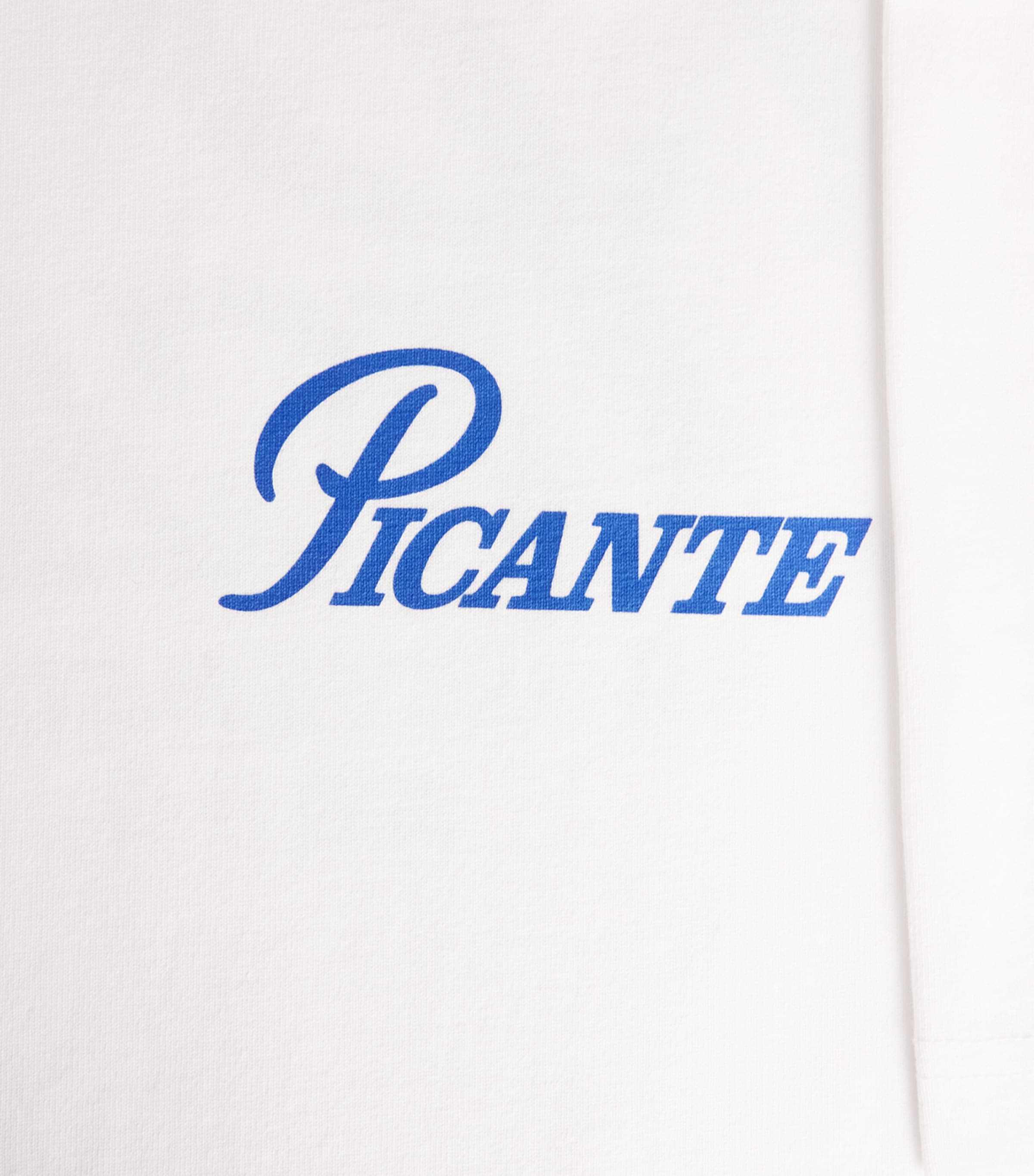 PICANTE Mens Organic Cotton Record T-Shirt White Image 6