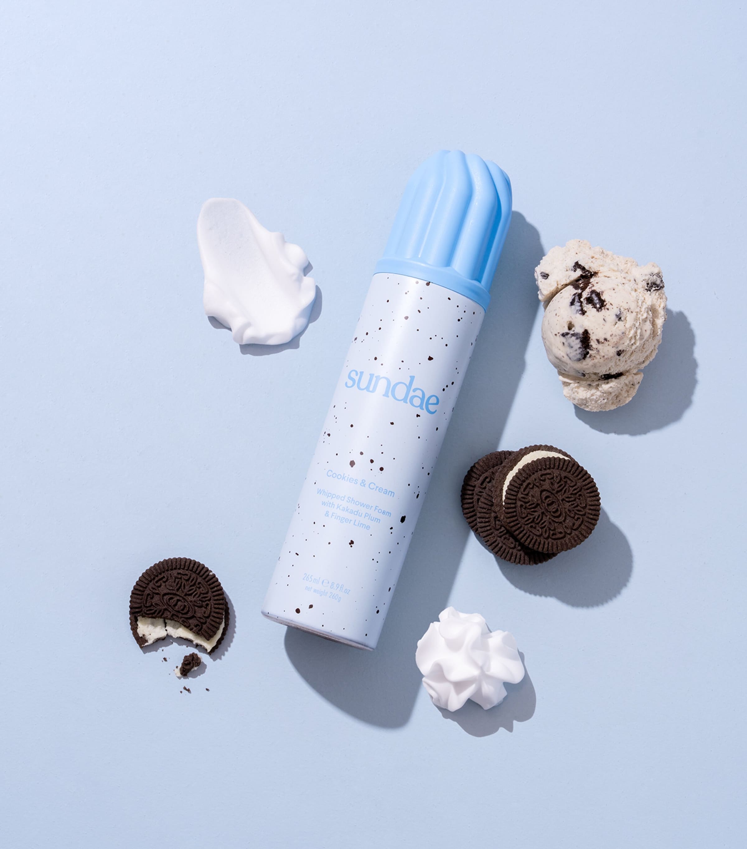 Sundae Body Cookies & Cream Whipped Shower Foam (265ml) Image 2