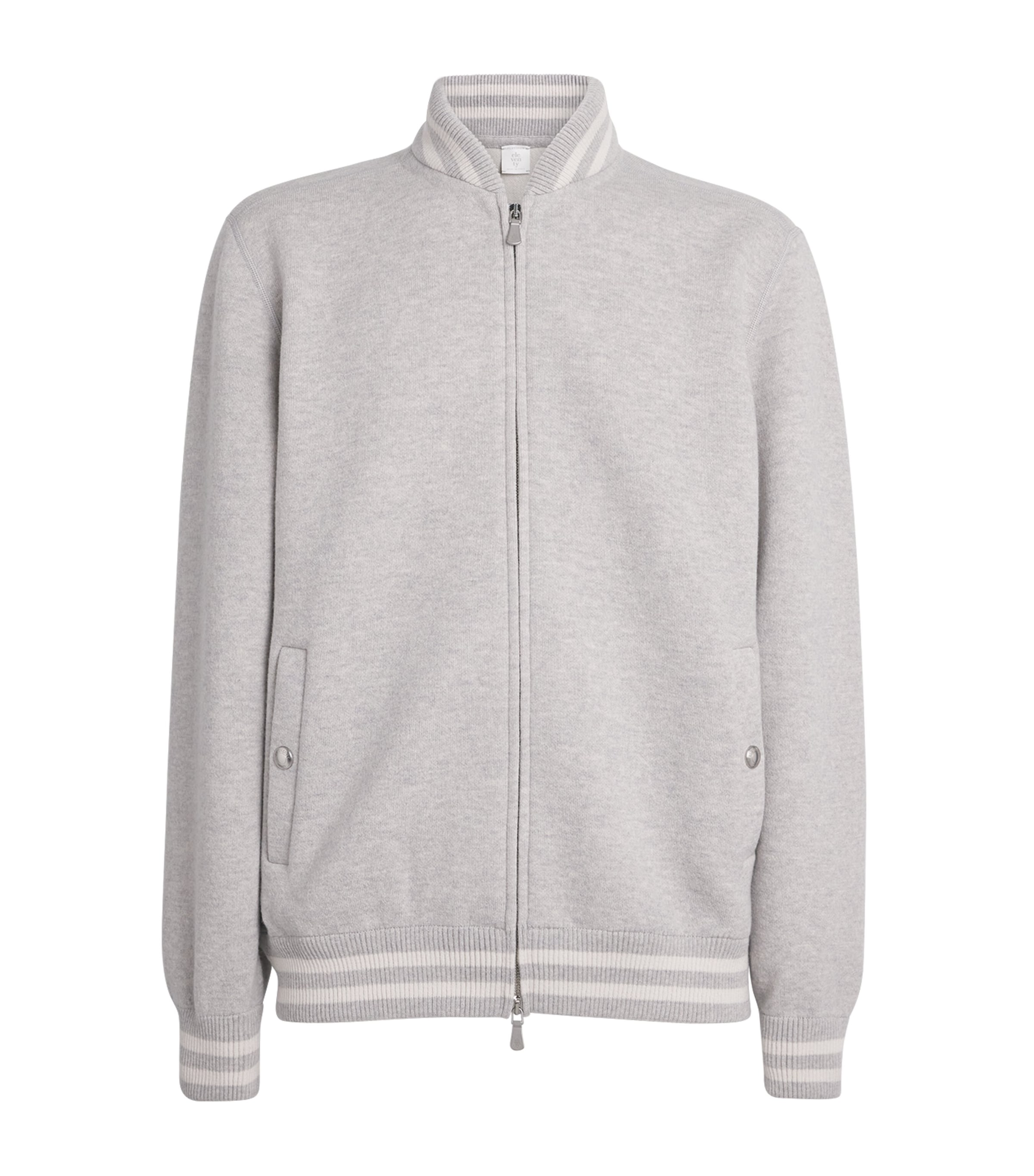 Wool Bomber Jacket GRIGIO CHIARO E SABB Image 1