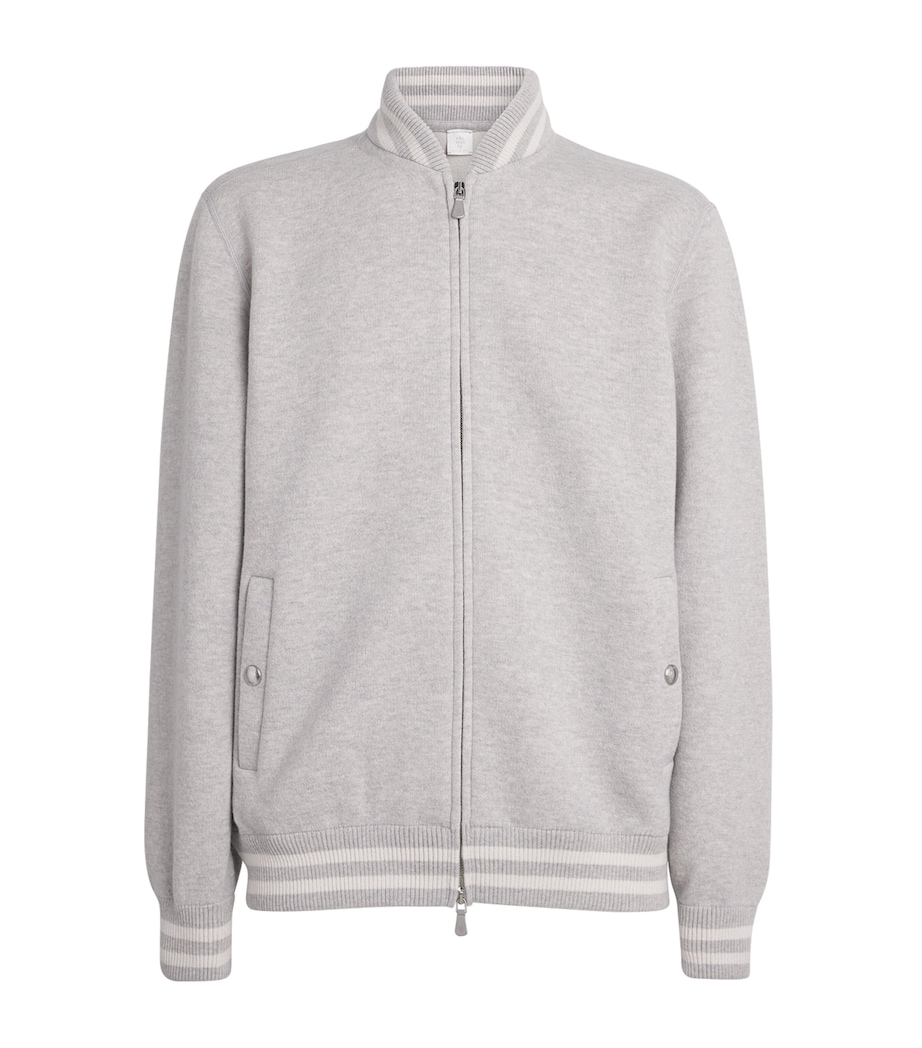 Wool Bomber Jacket GRIGIO CHIARO E SABB Image 1