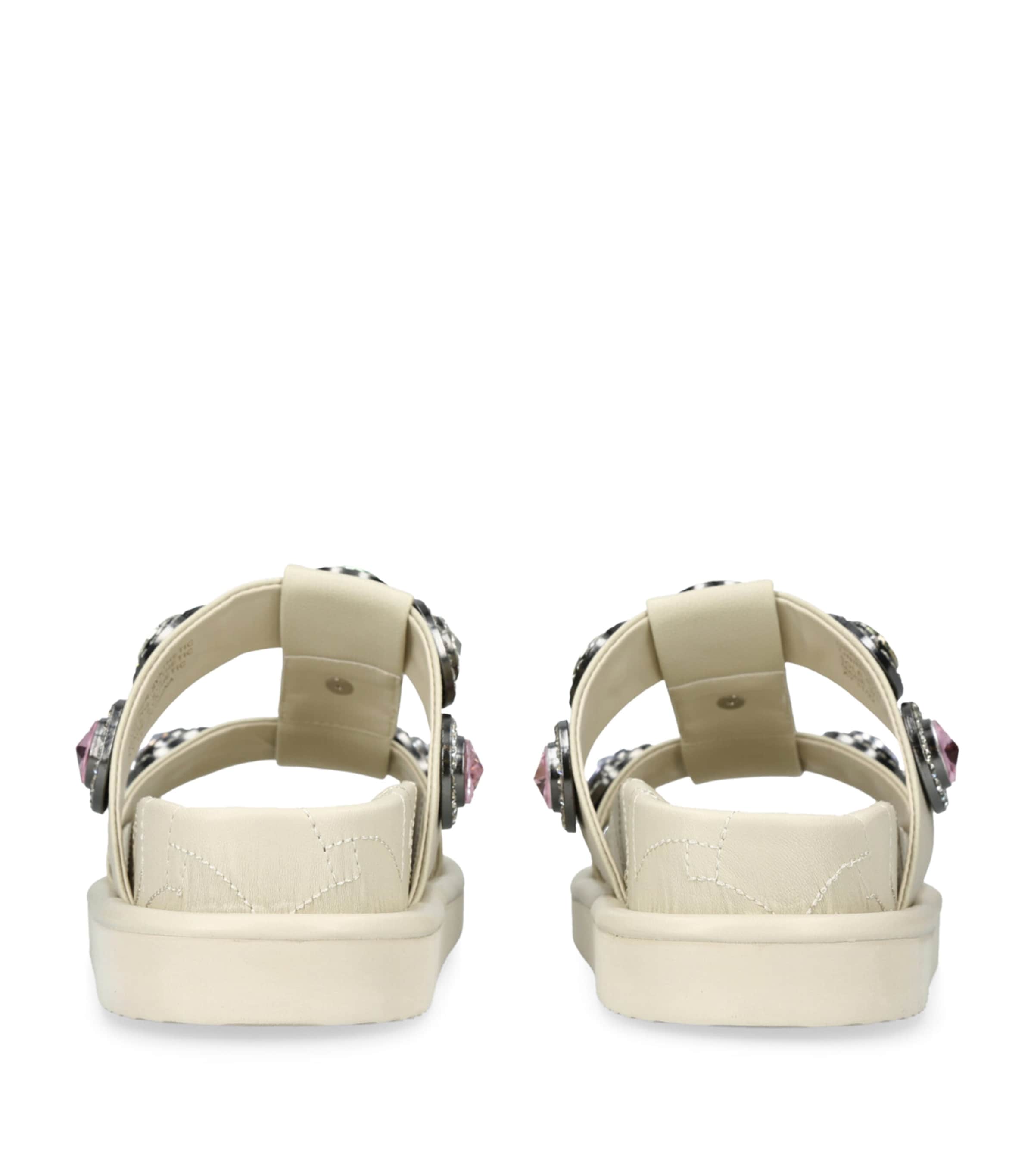 Kurt Geiger London Orson Crystal Sandals Bone/comb Image 2