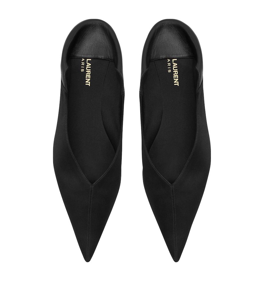 Saint Laurent Womens Nour Ballet Flats Image 3