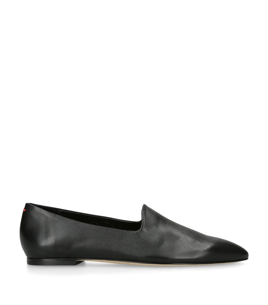 aeyde Leather Vanna Loafers Black Image 1