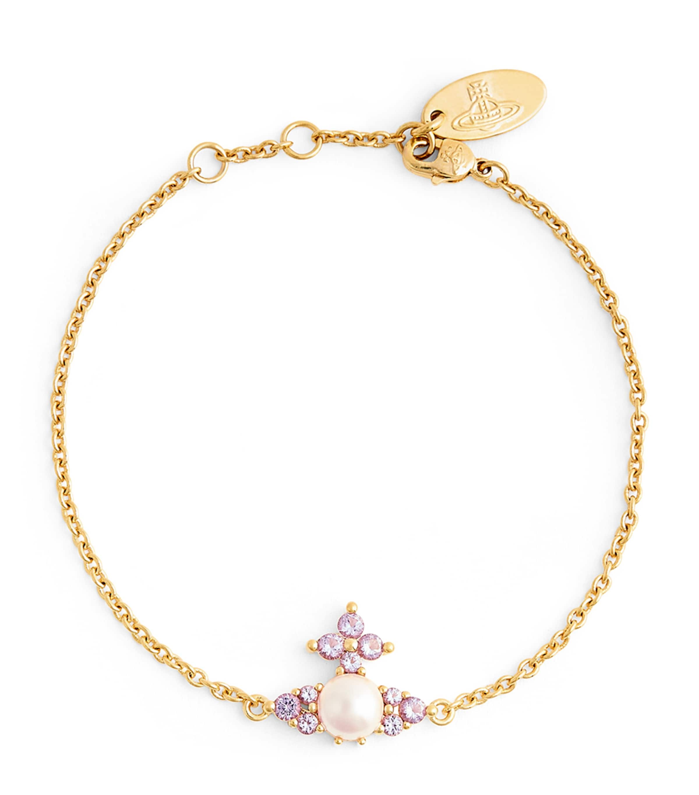 VIVIENNE WESTWOOD EMBELLISHED FEODORA BRACELET 