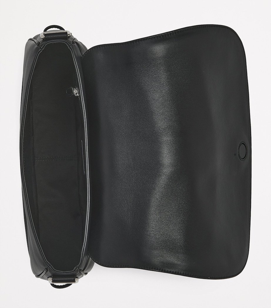 Large Leather T-Bar Shoulder Bag 1000 Image 4