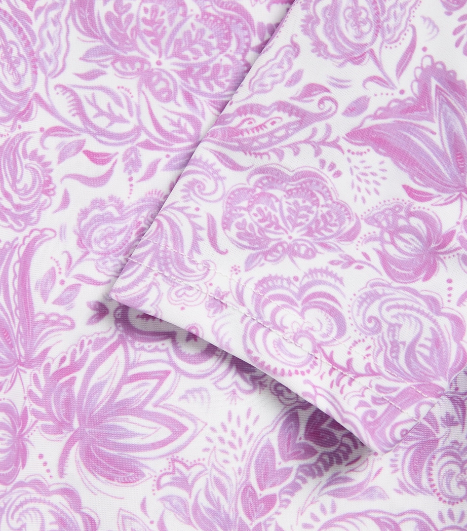 MARIE RAXEVSKY Paisley Print Long-Sleeve Swimsuit (2-8 Years) Paisley Lillac Image 3