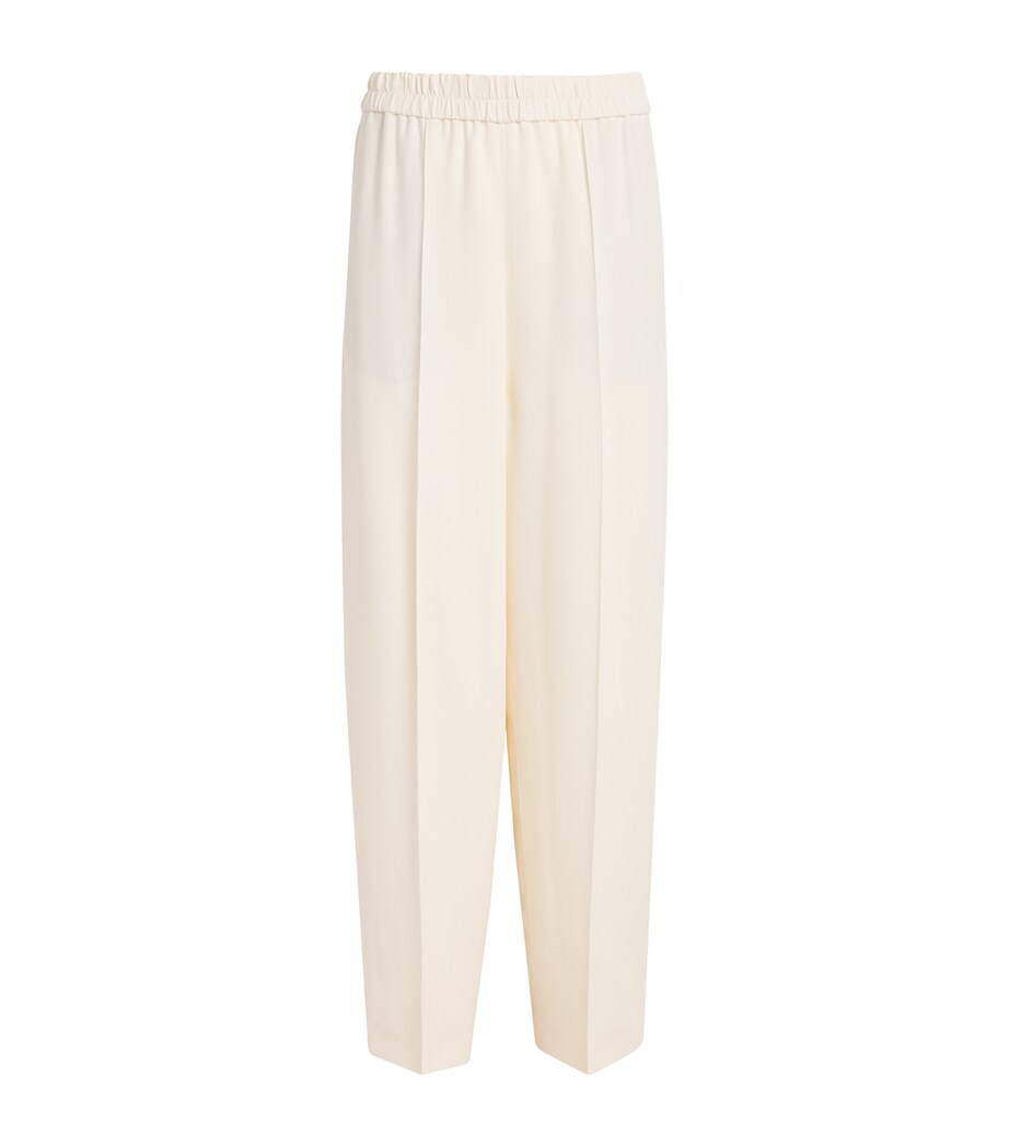 Fabiana Filippi Womens Cady Beaded Trousers Burro Image 1