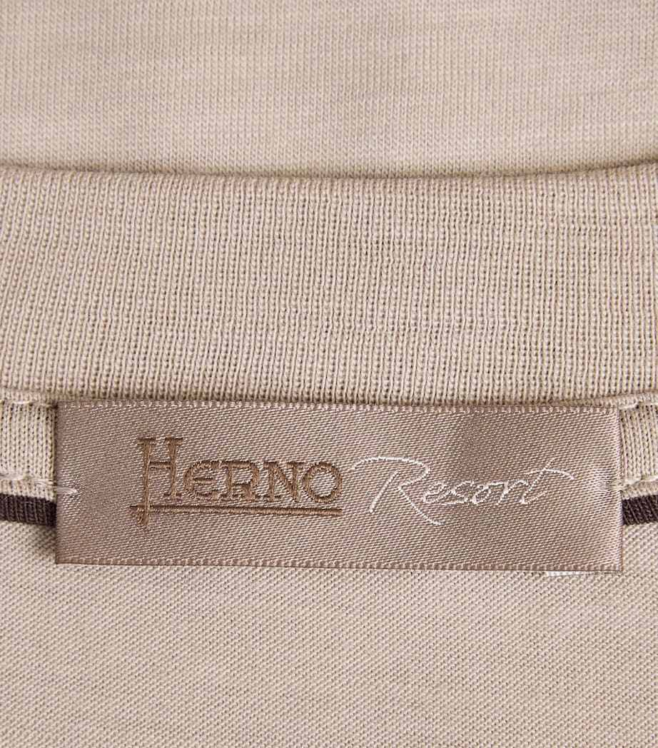 Herno Mens Wool T-Shirt Chantilly Image 6