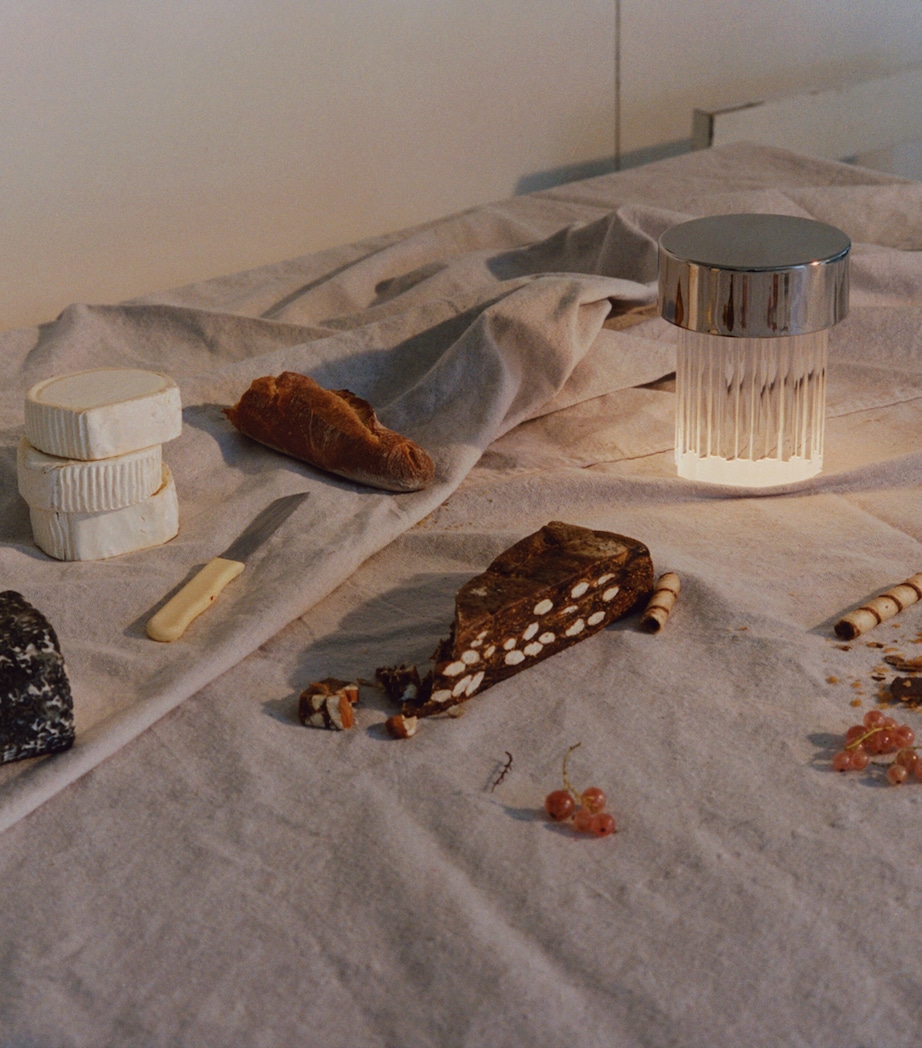 Last Order Fluted Table Lamp SILVER Image 3