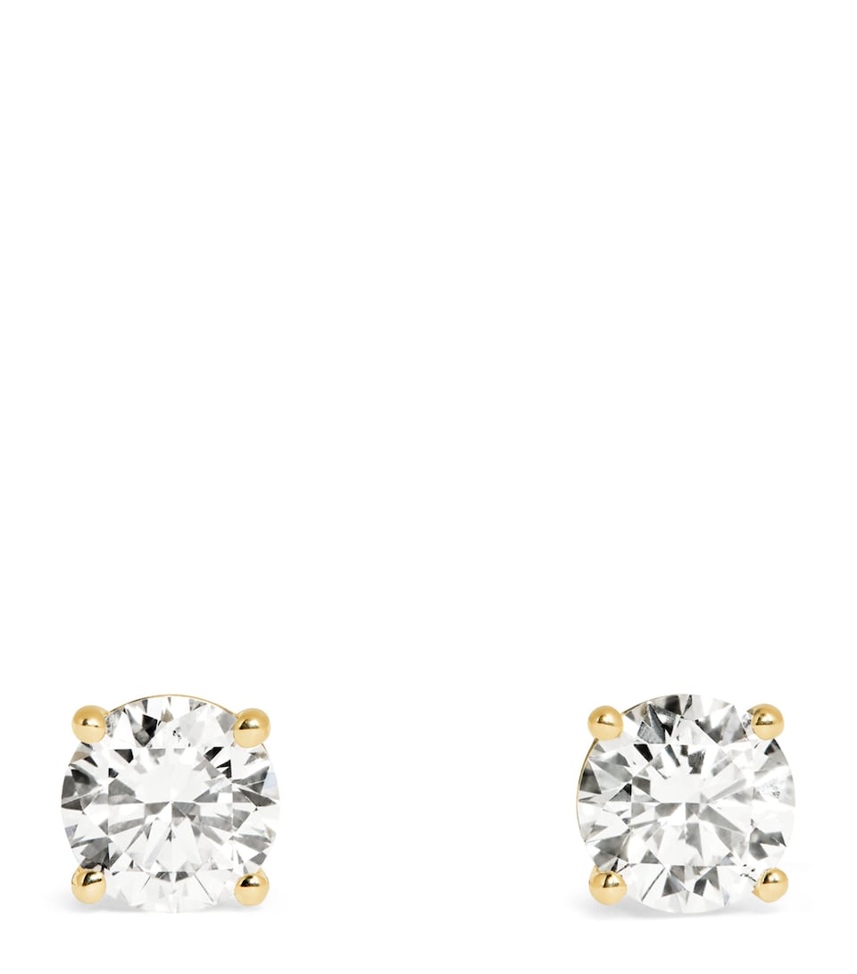 Yellow Gold and Diamond Stud Earrings (1.50ct)