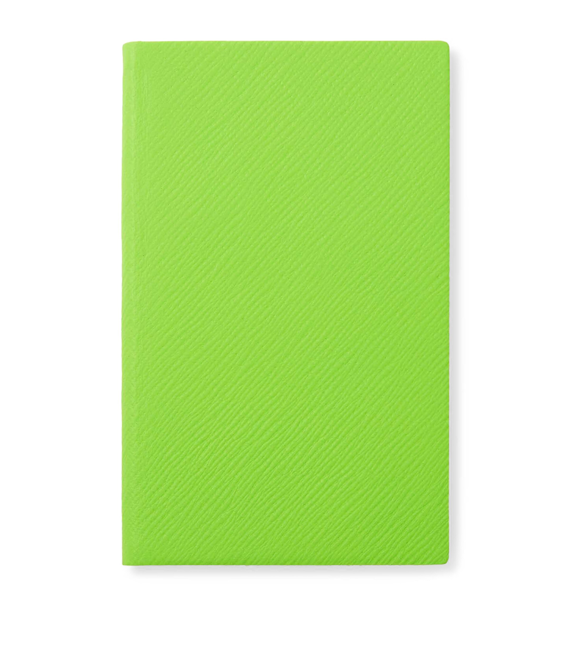 Panama Leather Pocket Notebook APPLE GREEN Image 1