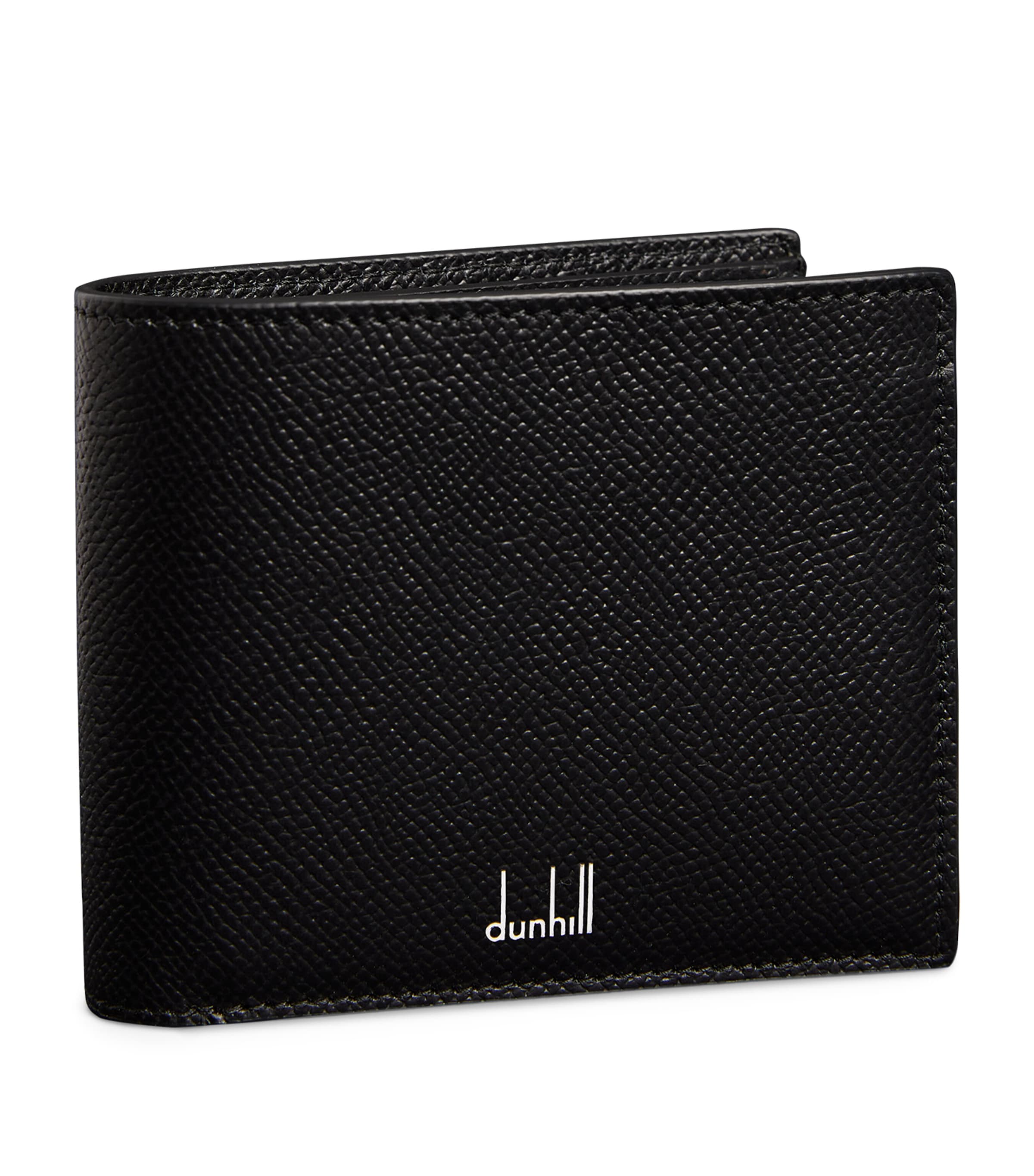 Dunhill Leather Cadogan Bifold Wallet In Black