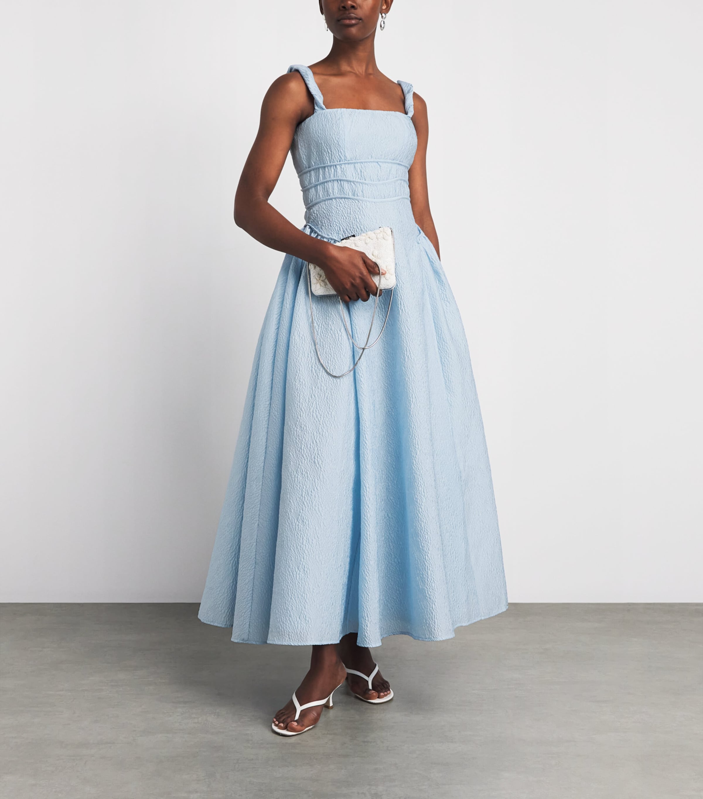 blue rachel gilbert dress Jacquard Sophie Maxi Maxi dress