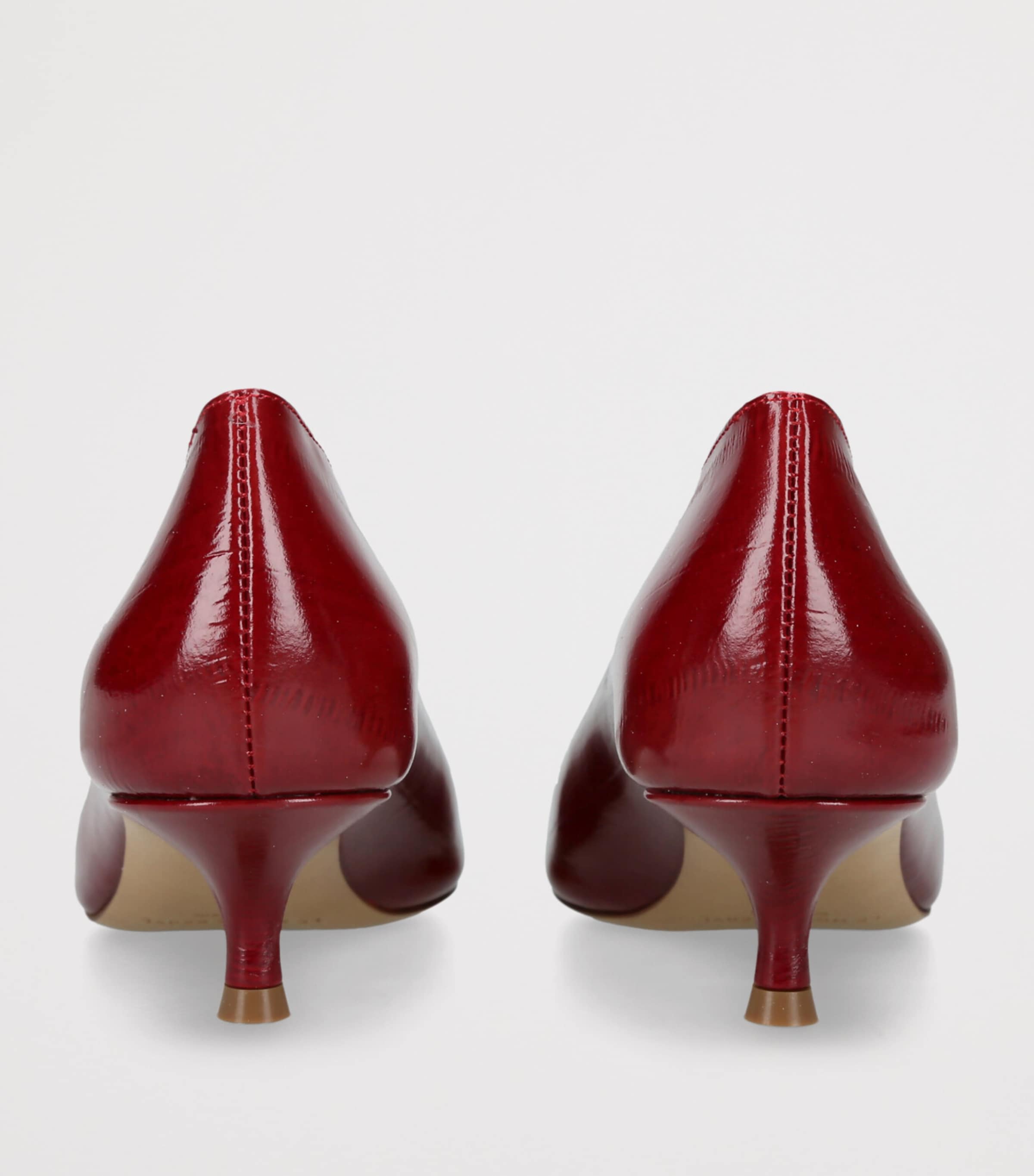 Le Monde Beryl Patent Leather Babouche Pumps 35 Red/dark Image 2
