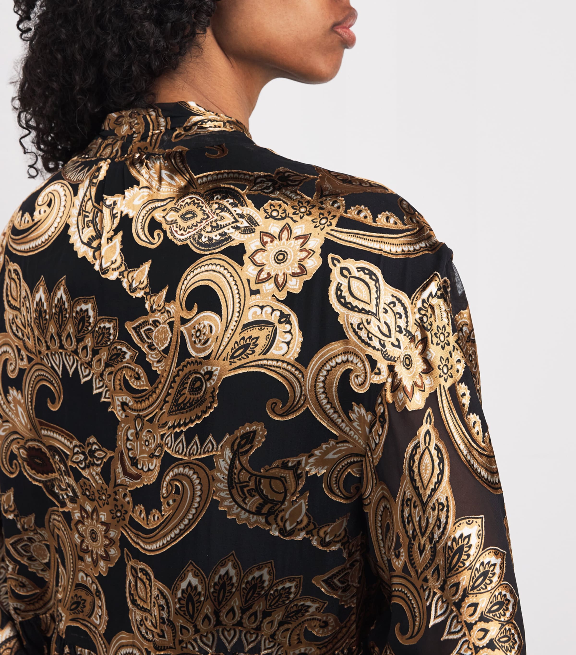 Printed Opal Mini Dress J959 SPRNG PSLY BLCK Image 4