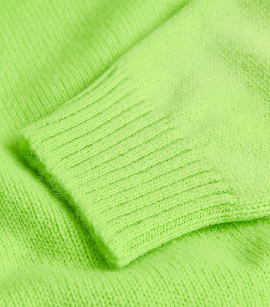 Begg x Co Womens Cashmere Crew-Neck Hepburn Sweater Pisco Sour Image 5