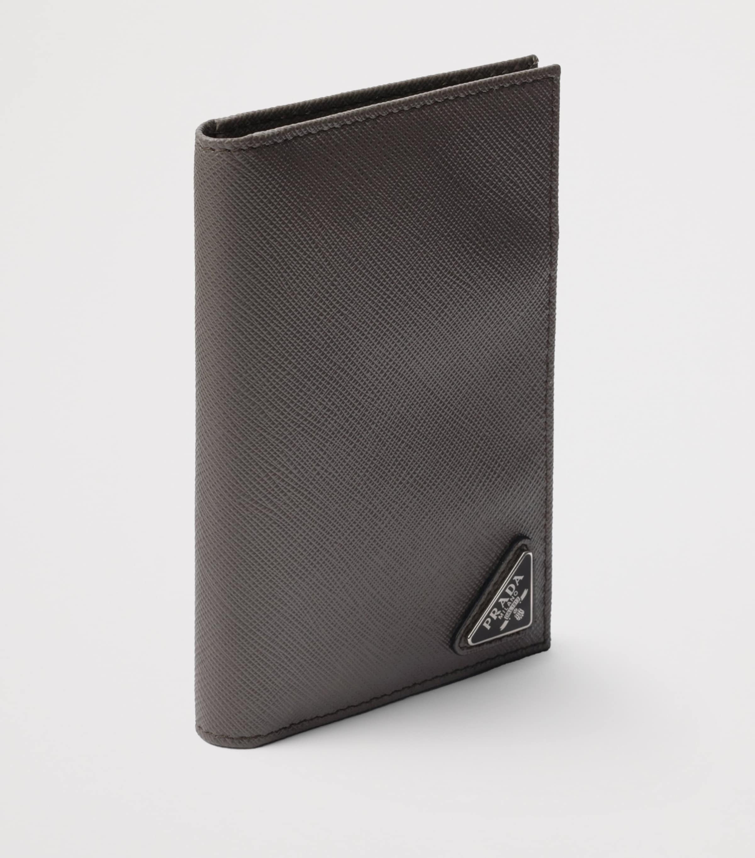 Saffiano Leather Logo Passport Holder F0170 Image 4