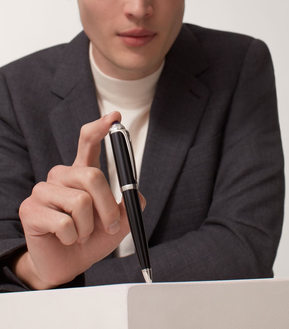 R de Cartier Ballpoint Pen BLACK & SILVER Image 2