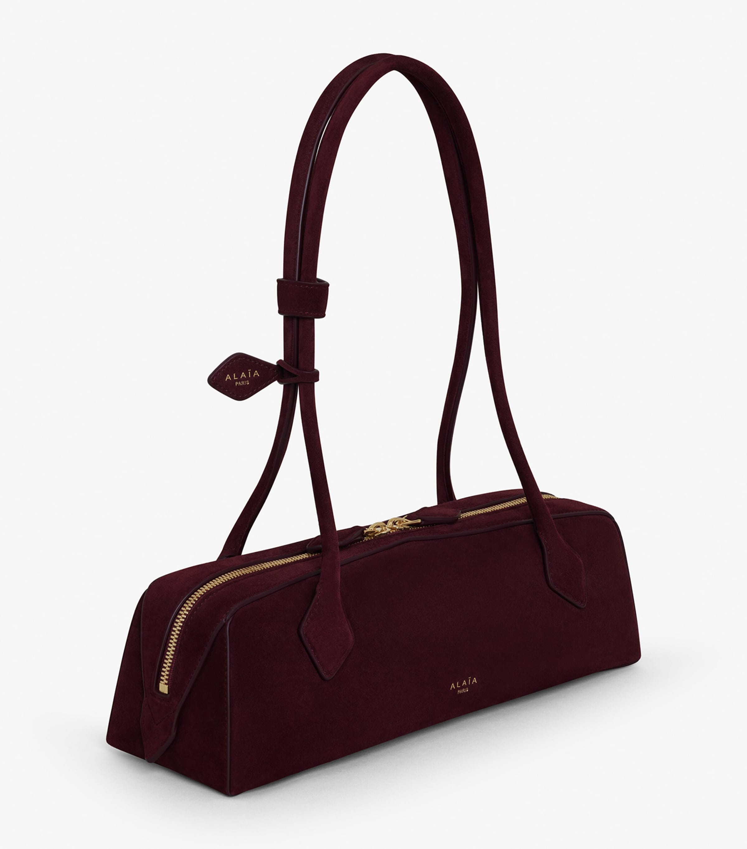 ショルダーバッグ・ポシェット Alaia MEDIUM TECKEL SHOULDER BAG ALAÏA OPTIC WHITE LE TECKEL MEDIUM BAG IN PERFORATED LEATHER