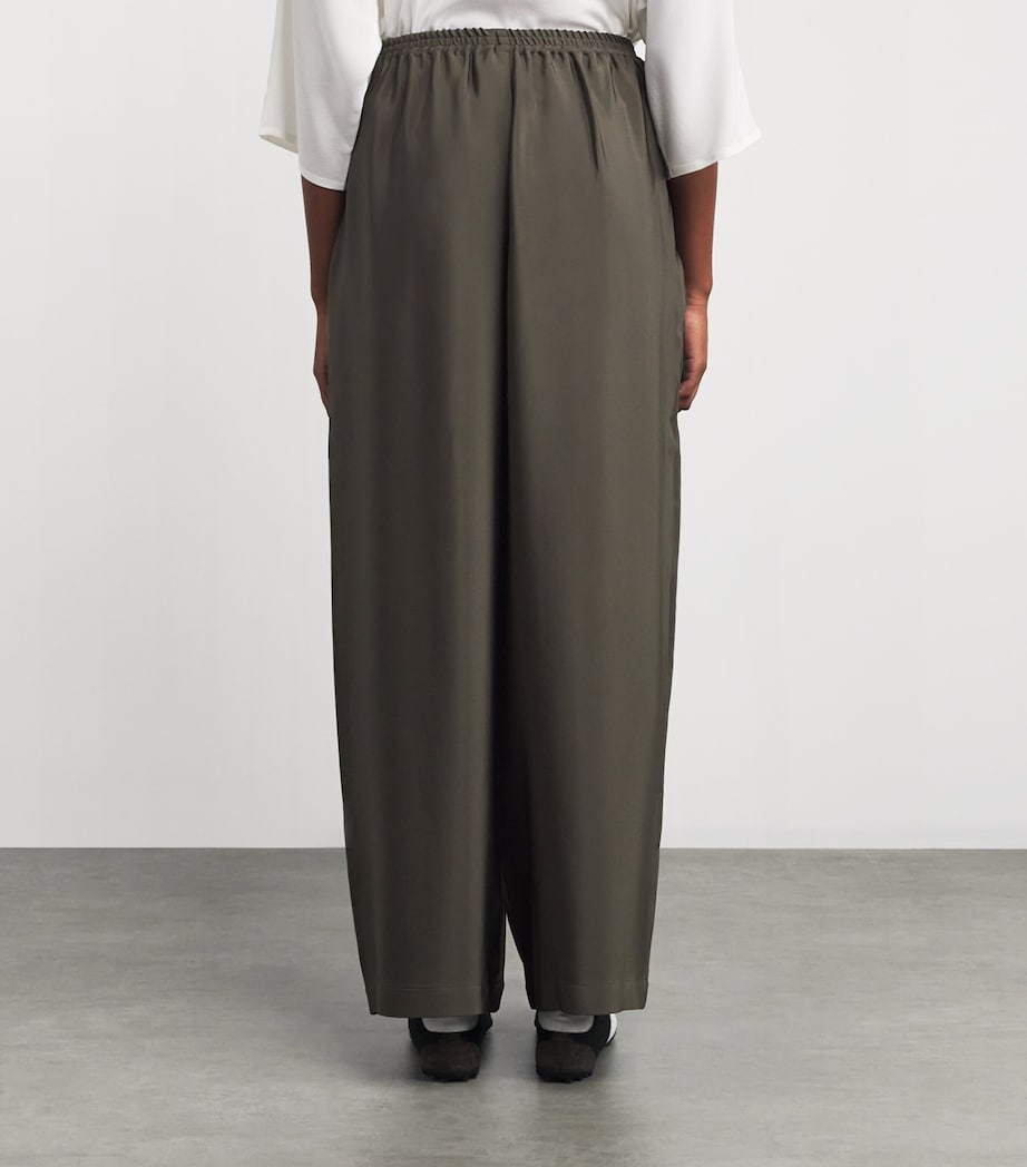 Silk Flared Trousers DKMOSS Image 4