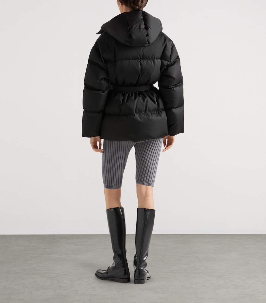 Down Re-Nylon Hooded Jacket F0002 Image 5