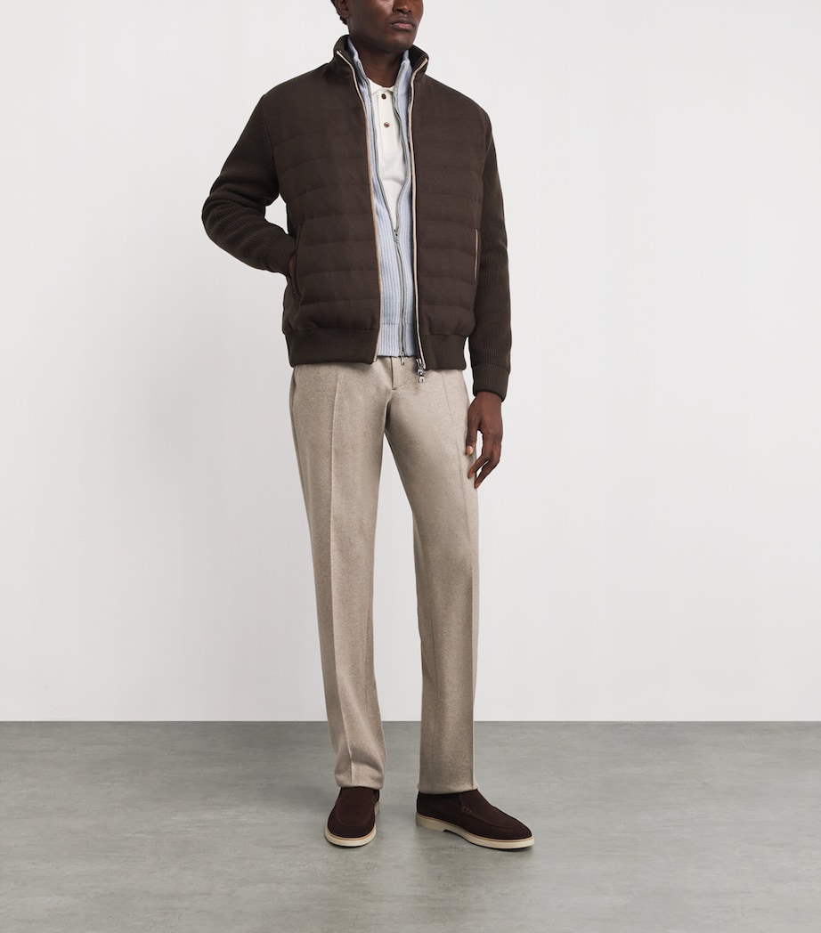 Virgin Wool-Cashmere Down jacket TX2.5 - MARRONE Image 2
