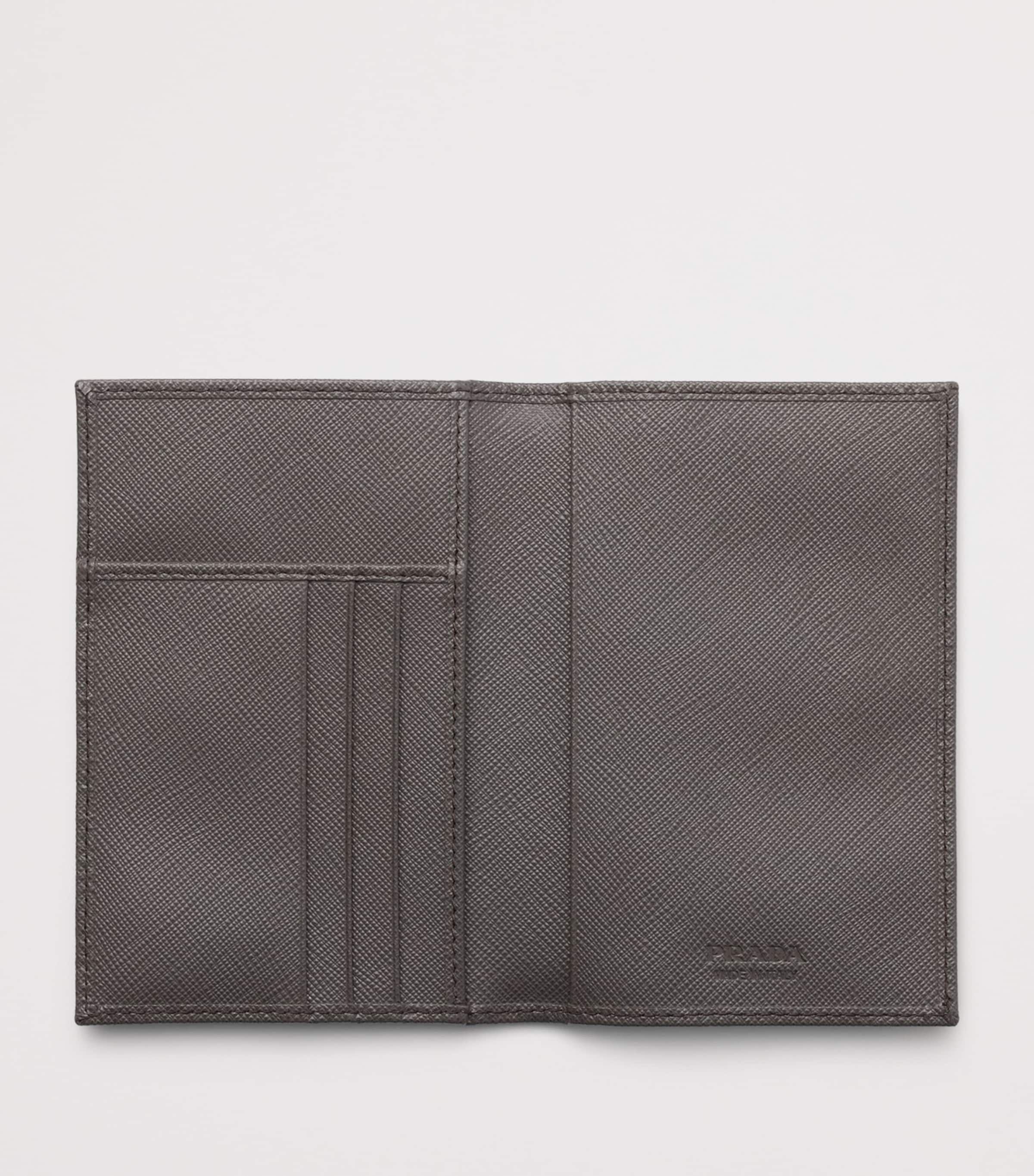 Saffiano Leather Logo Passport Holder F0170 Image 2