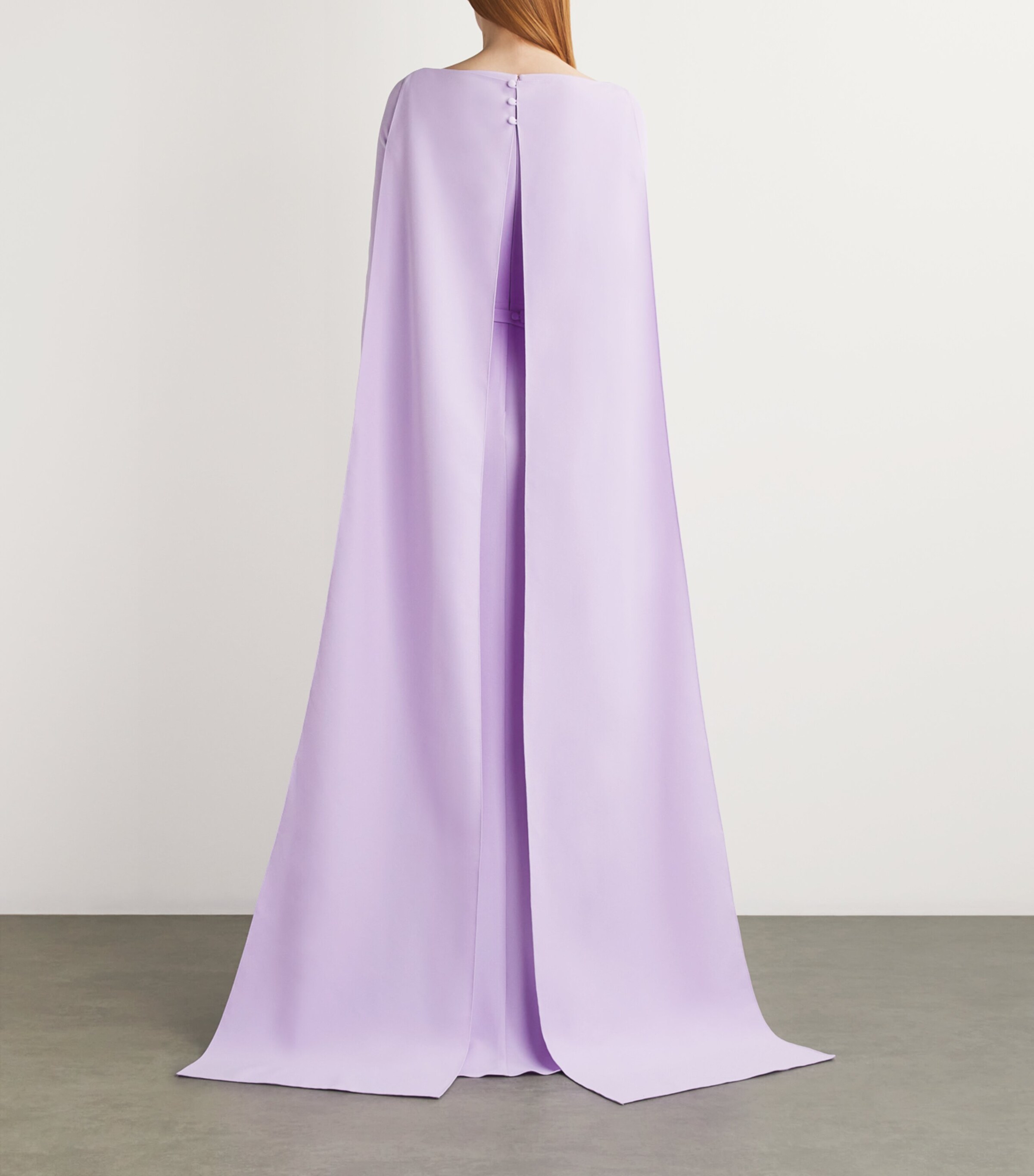 Safiyaa Womens Stretch-Crepe Embellished Ginevra Gown Verbena Image 3