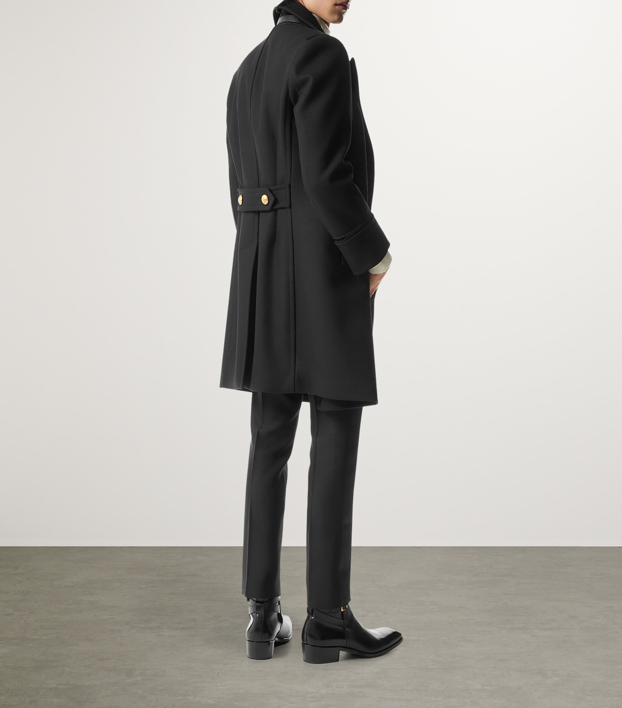 【関税＆送料込み】Tom Ford Double-Breasted Coat Tom Ford Double Breasted Coat, Size 50 IT