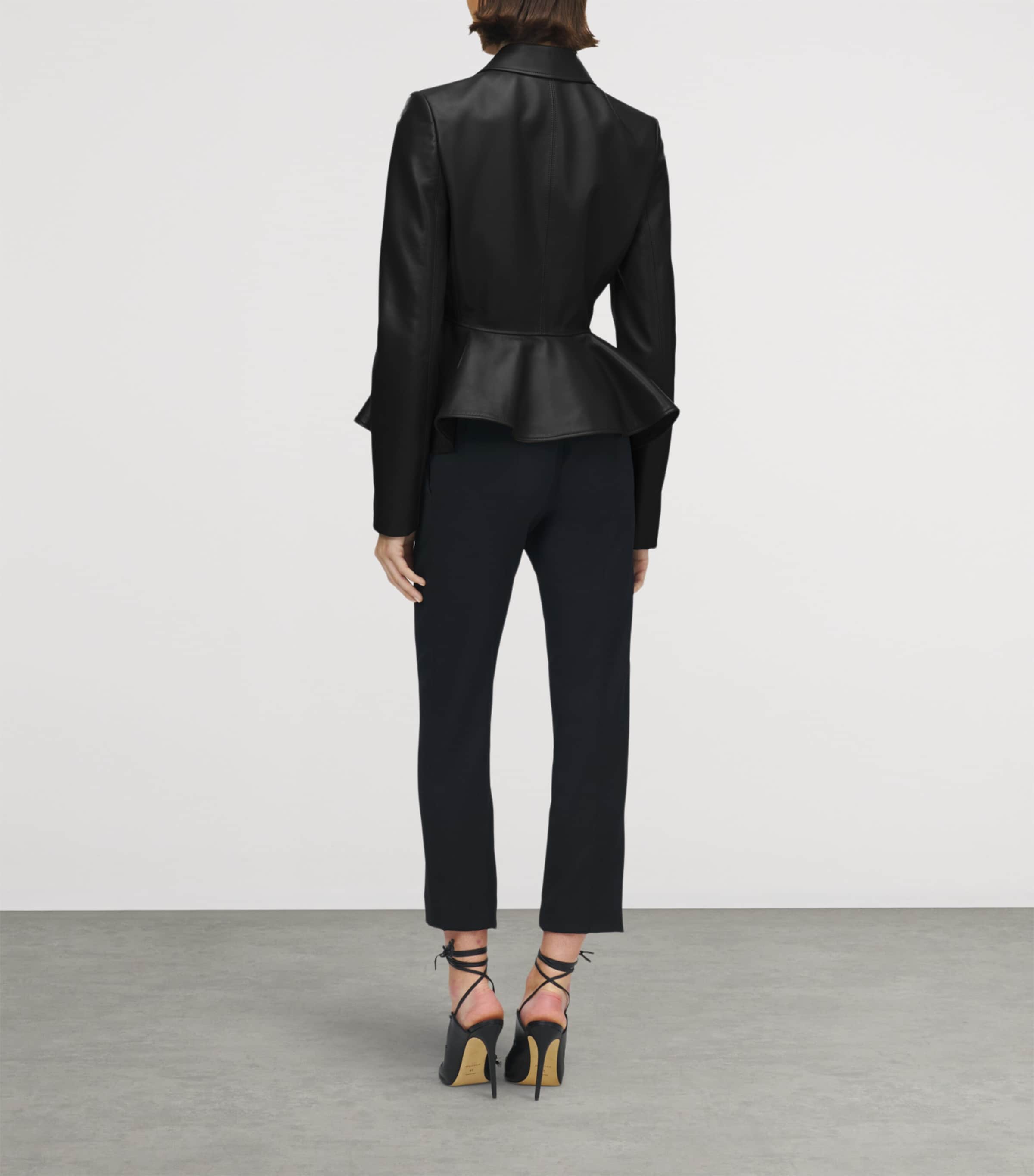 Leather Button-Up Shirt 1000 Image 4