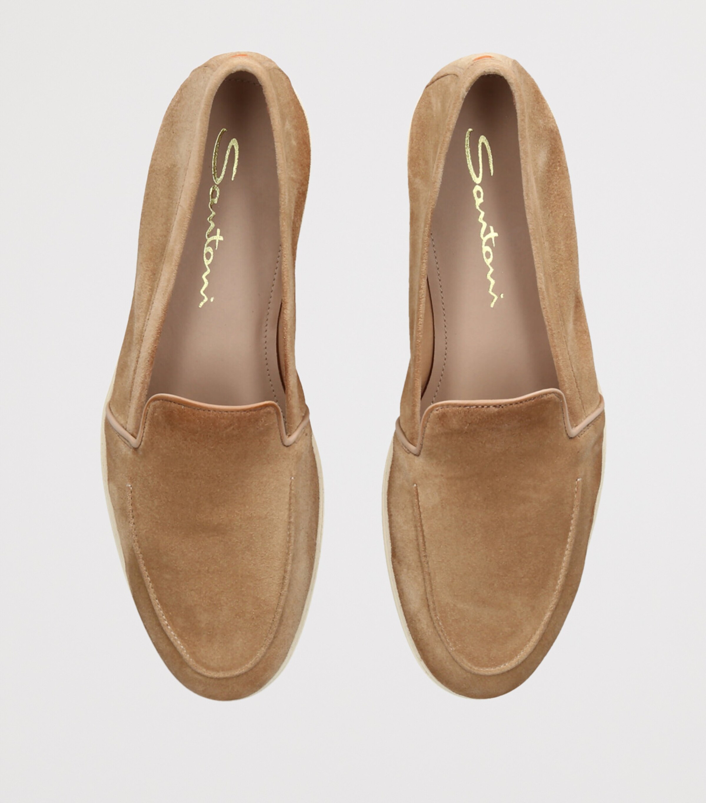 Suede Loafers MID BROWN Image 4