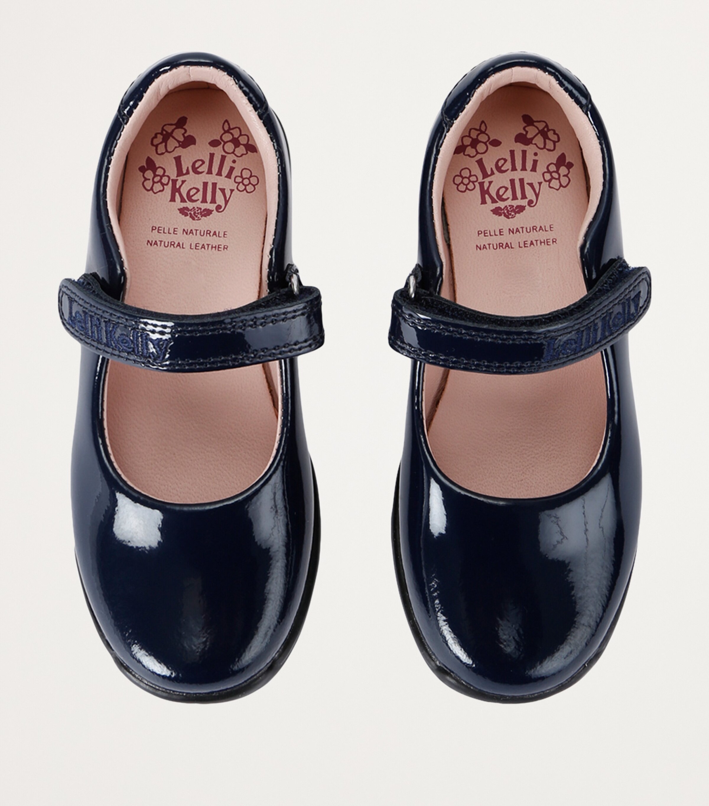 Lelli Kelly Patent Leather School Shoes Navy Image 4