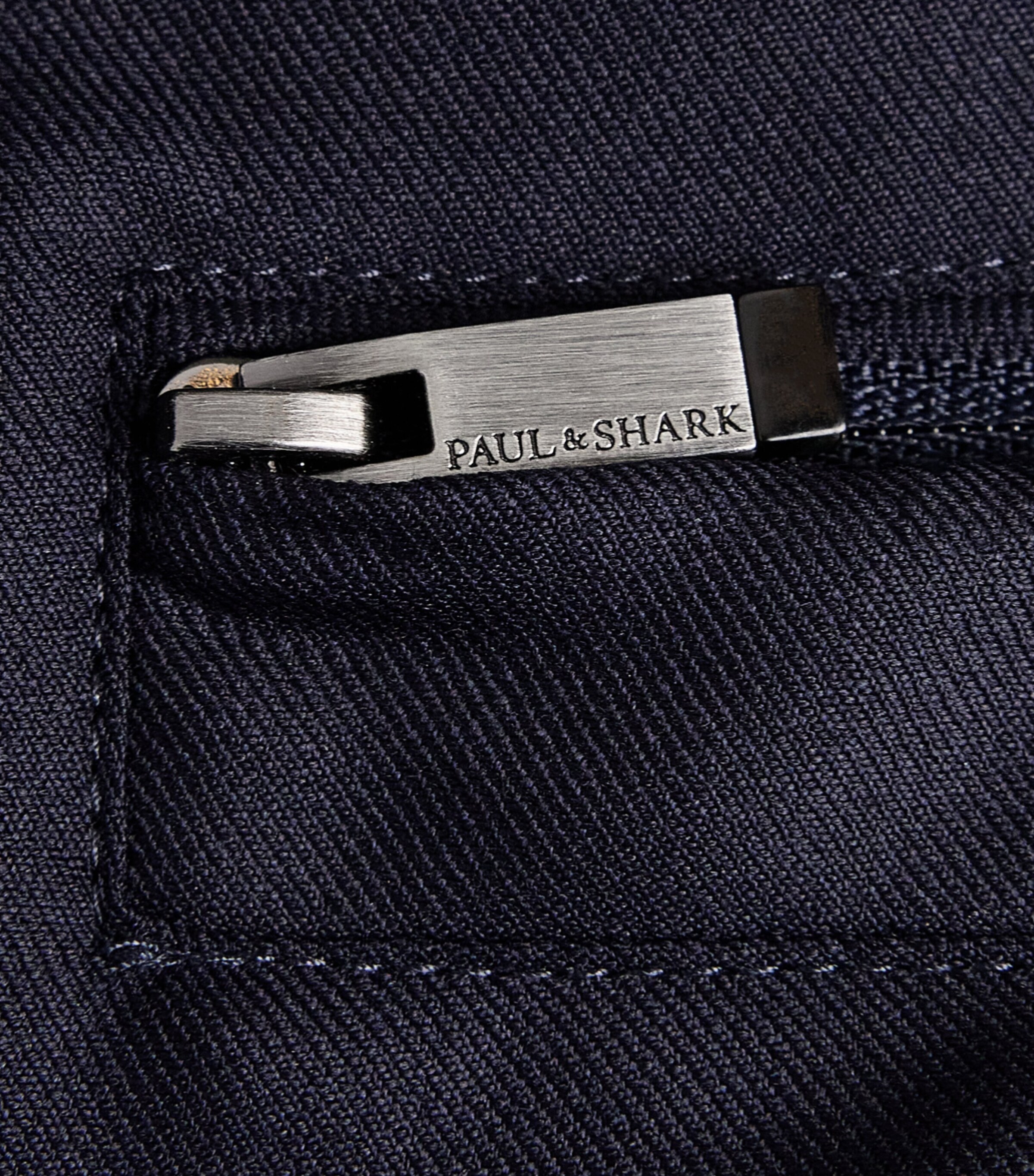 Paul & Shark Mens Virgin Wool Hybrid Jacket Blu Scuro Tortra Image 6