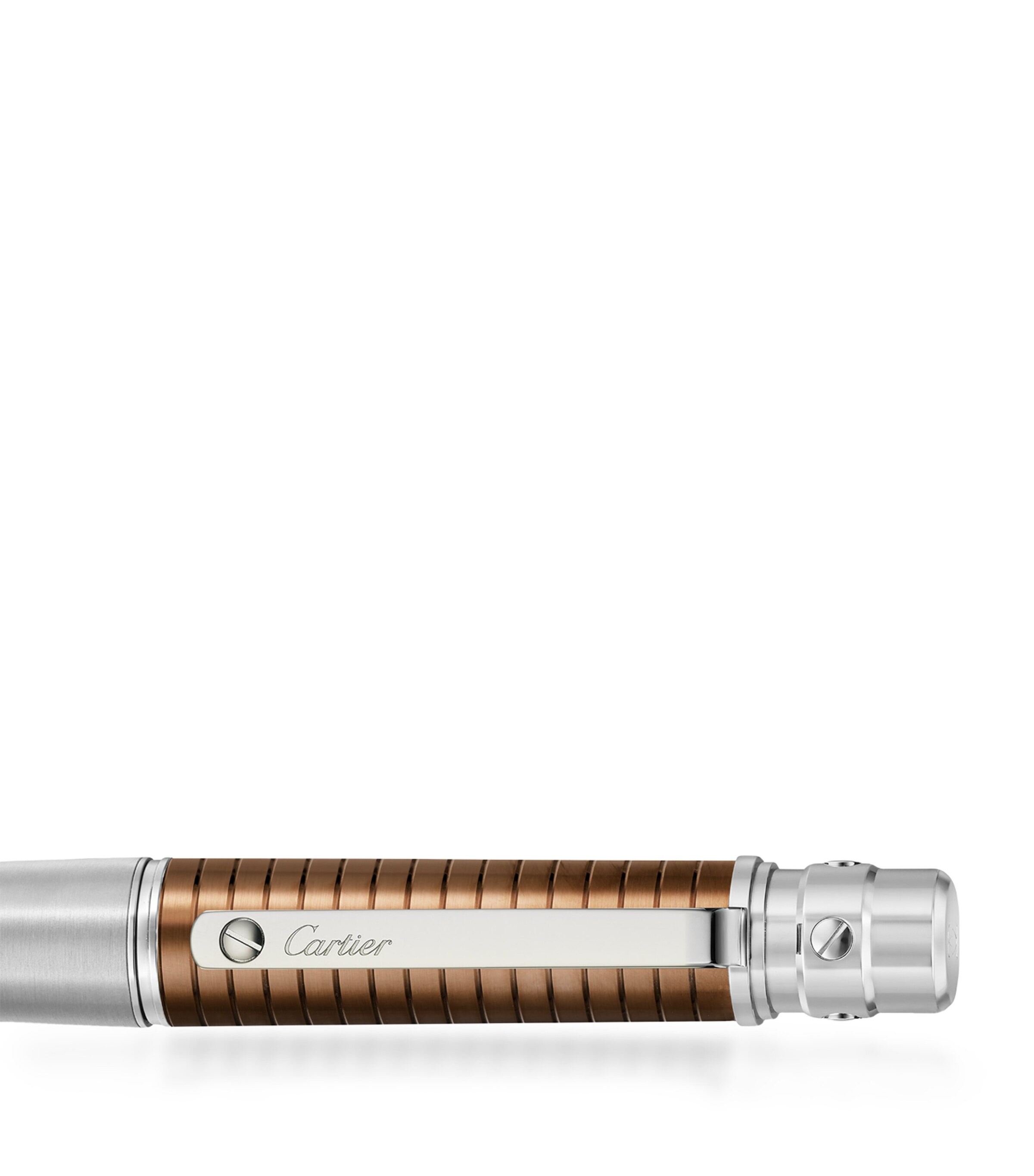 Santos de Cartier Ballpoint Pen SILVER Image 2