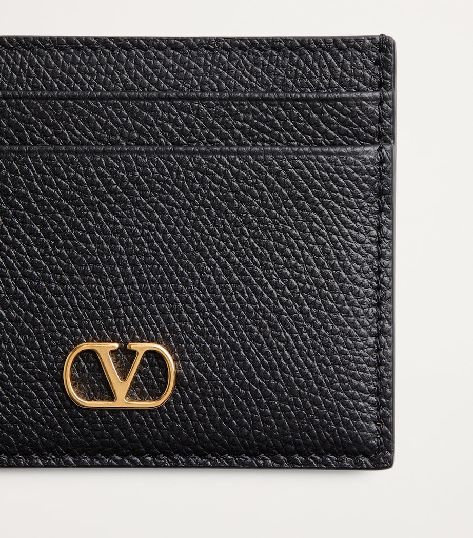 Valentino Garavani Leather VLogo Card Holder Image 4