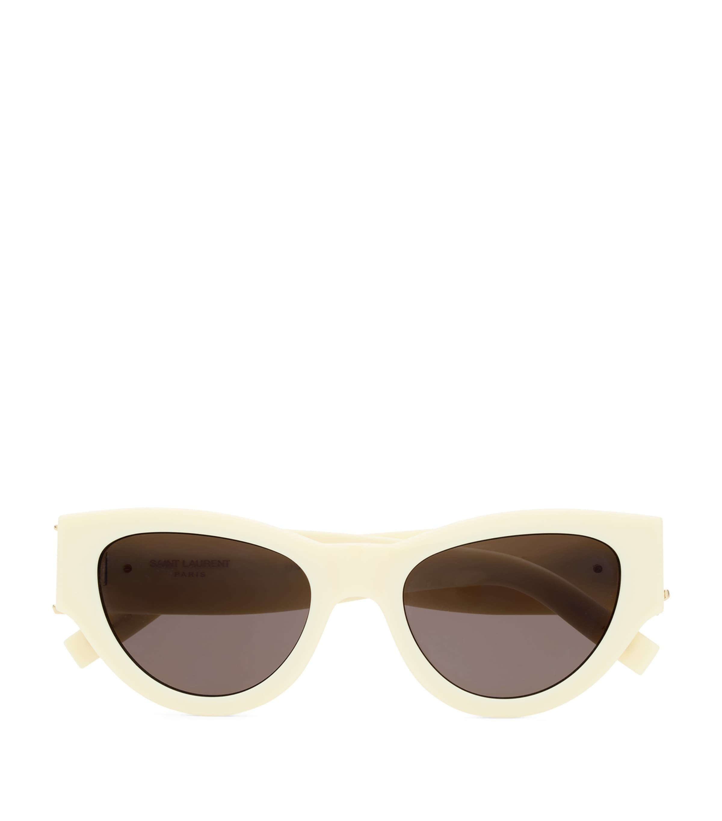 Saint Laurent Acetate Sl M94 Sunglasses In Neutral