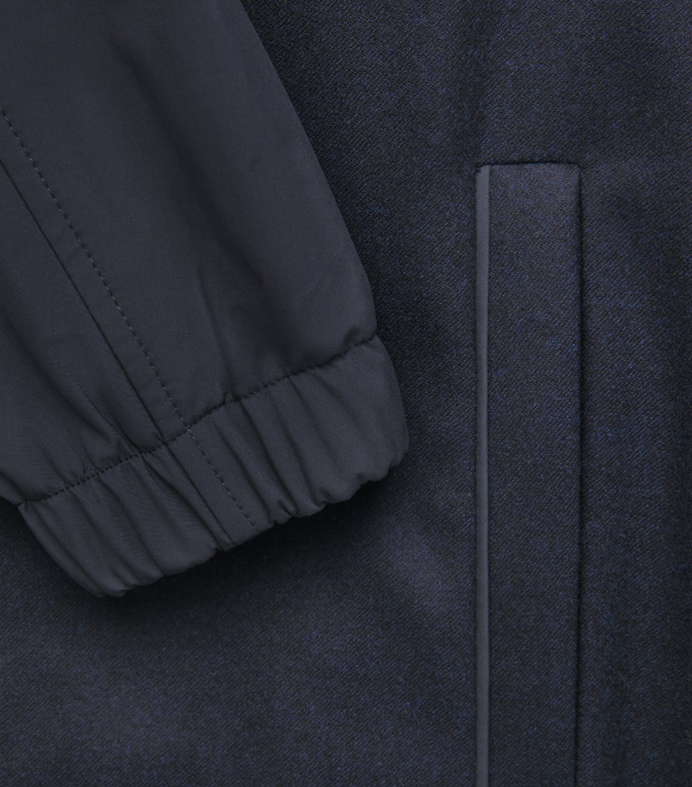 Fioroni Cashmere Mens Wool Reversible Bomber Jacket Image 8
