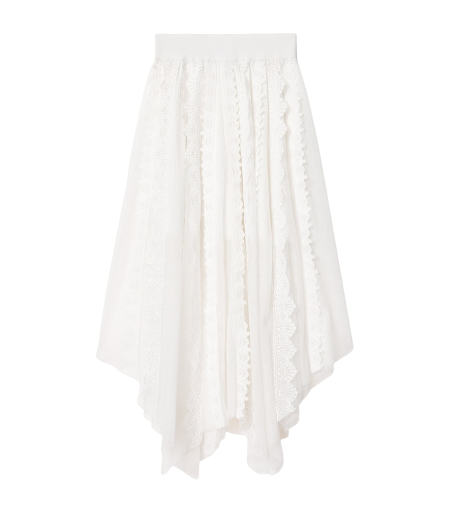 AllSaints Womens Vashtie Maxi Skirt Optic White Image 1