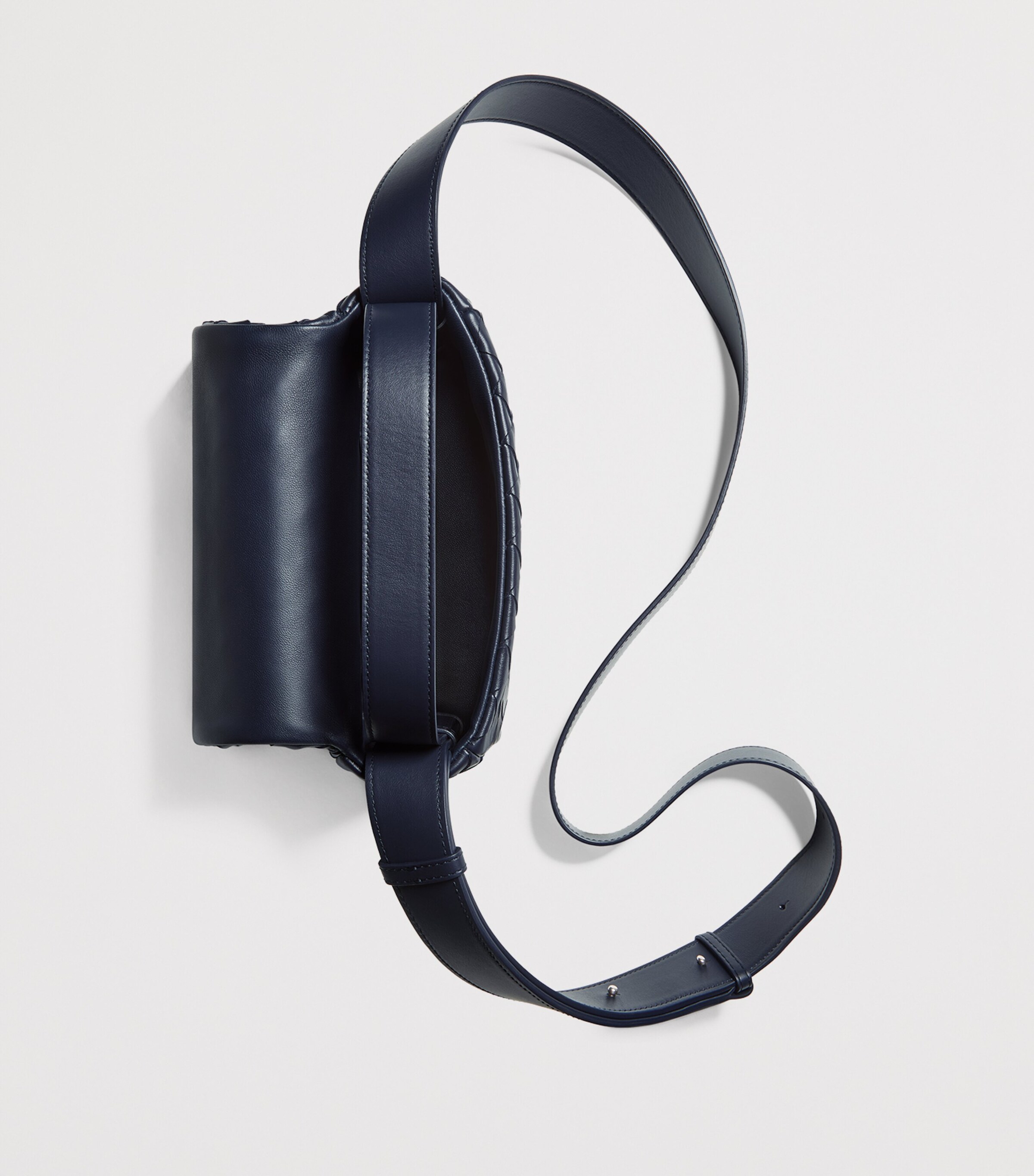 Bottega Veneta Mini Leather Intrecciato Flap Cross-Body Bag Image 6