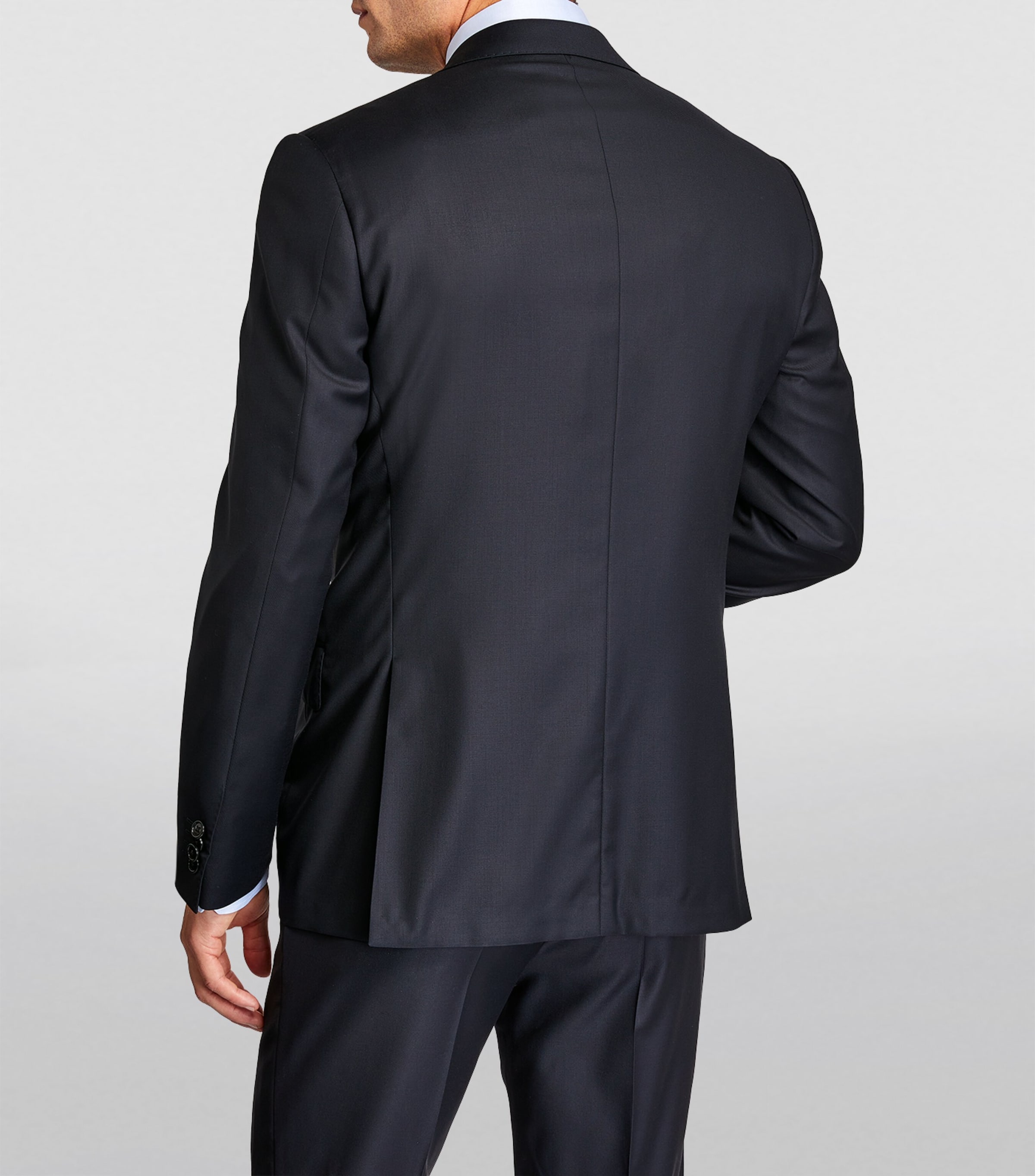 Virgin Wool 2-Piece Suit NAVY Image 4