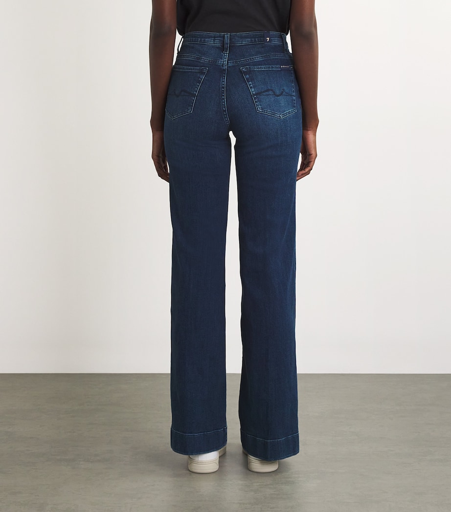 Modern Dojo Soho Flared Jeans DARK BLUE Image 4