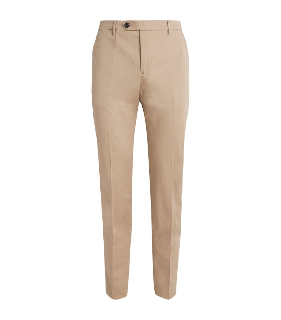 Stretch-Cotton Chinos 37LIGHT BROWN Image 1