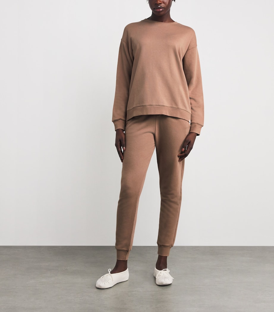 Cotton-Modal Quinn Sweatshirt 1 BROWN Image 2