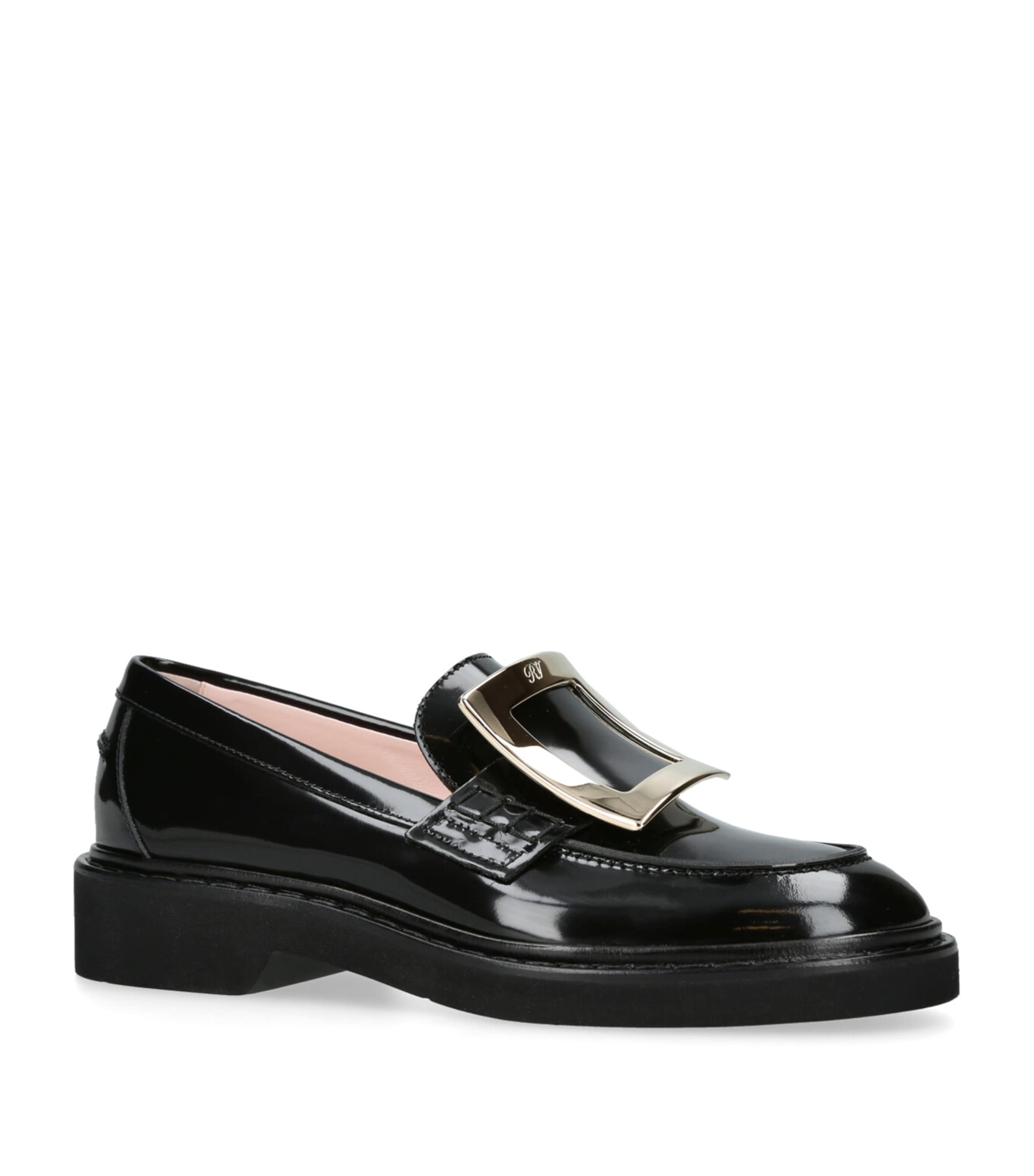 Leather Viv' Rangers Loafers BLACK Image 5